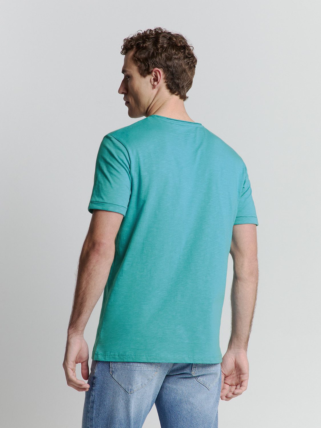 NO EXCESS T-Shirt No Excess T-Shirt mit Rundhalsausschnitt T-Shirt Crewneck günstig online kaufen