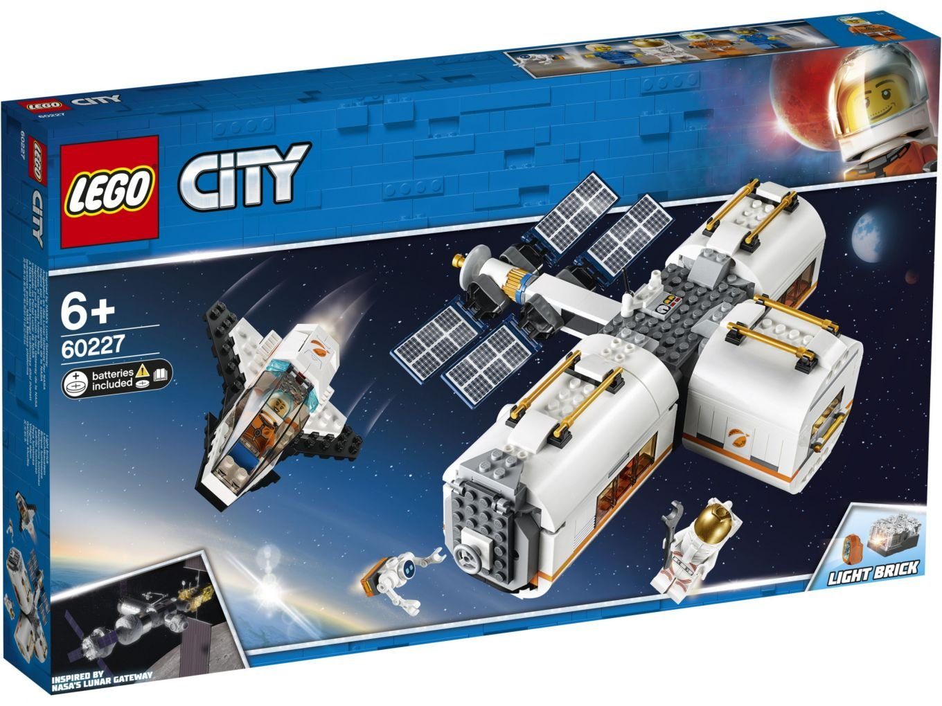 LEGO® Konstruktionsspielsteine LEGO® City 60227 Mars Mission Mondstation,  (412 St)