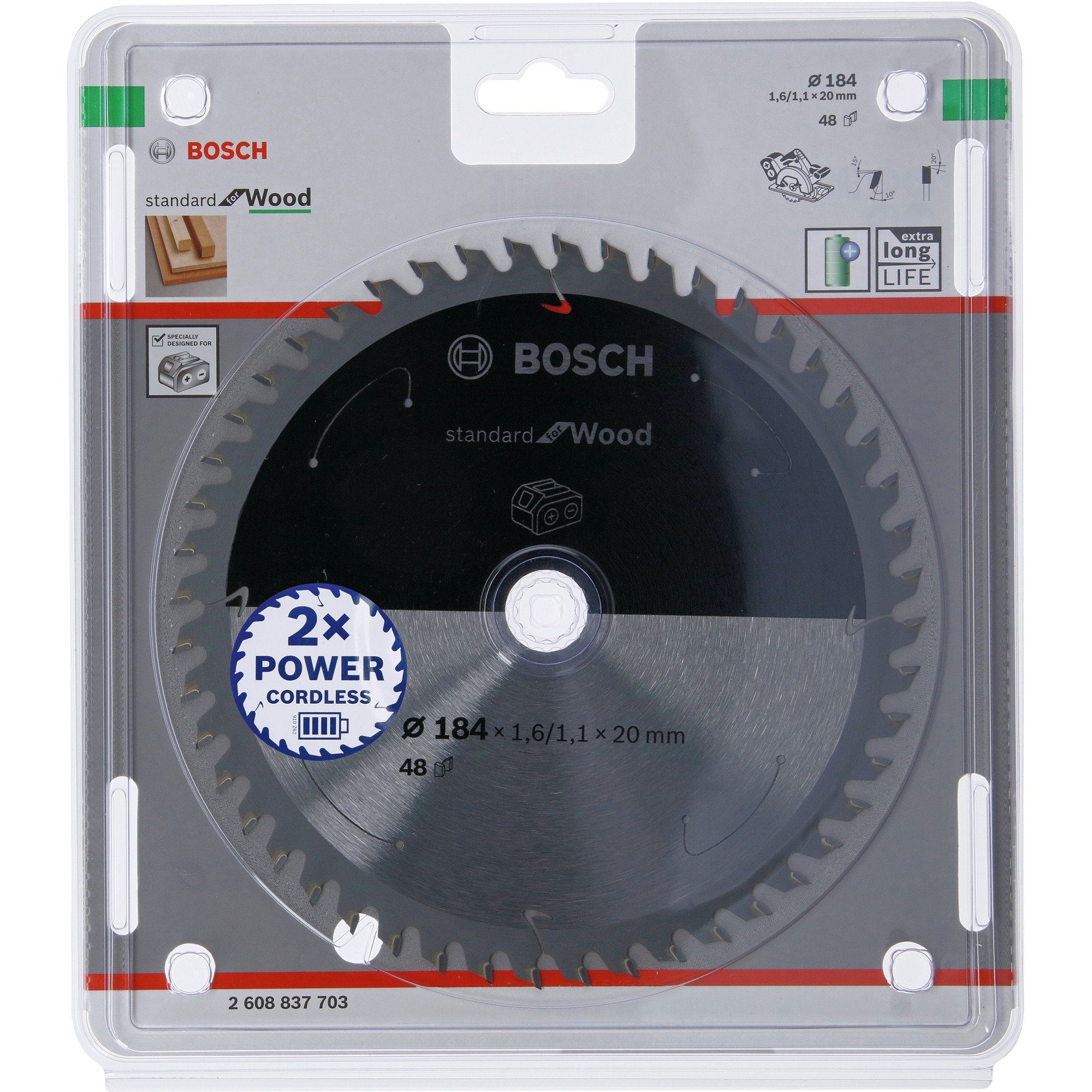 BOSCH Sägeblatt for Bosch Professional Standard Kreissägeblatt