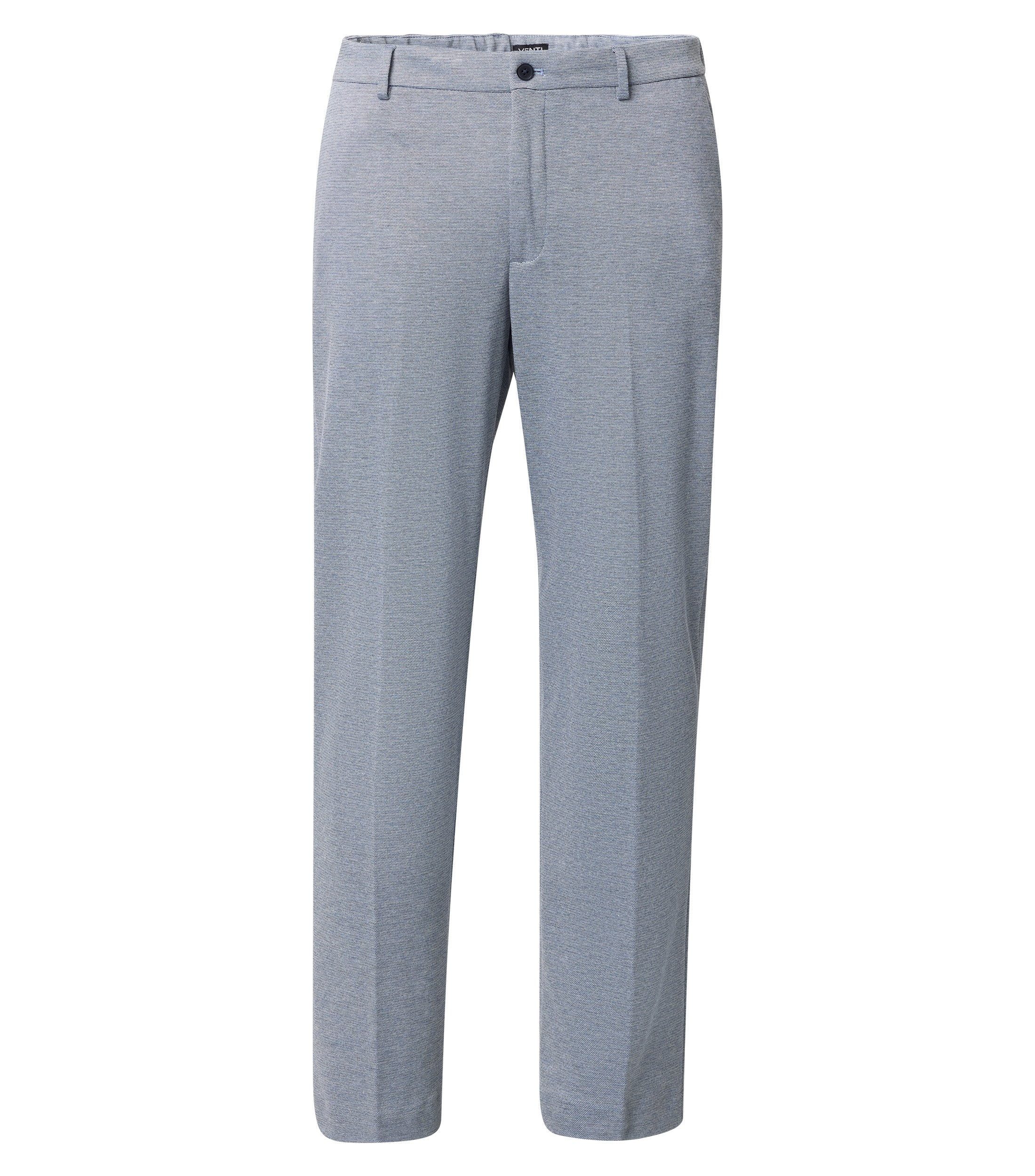 VENTI Anzughose VENTI Herren Anzughose FORMAL Polyestermix Stretch Hellblau