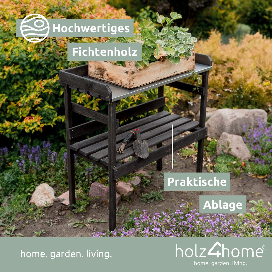 holz4home® Pflanztisch Gartentisch aus Holz für günstig online kaufen