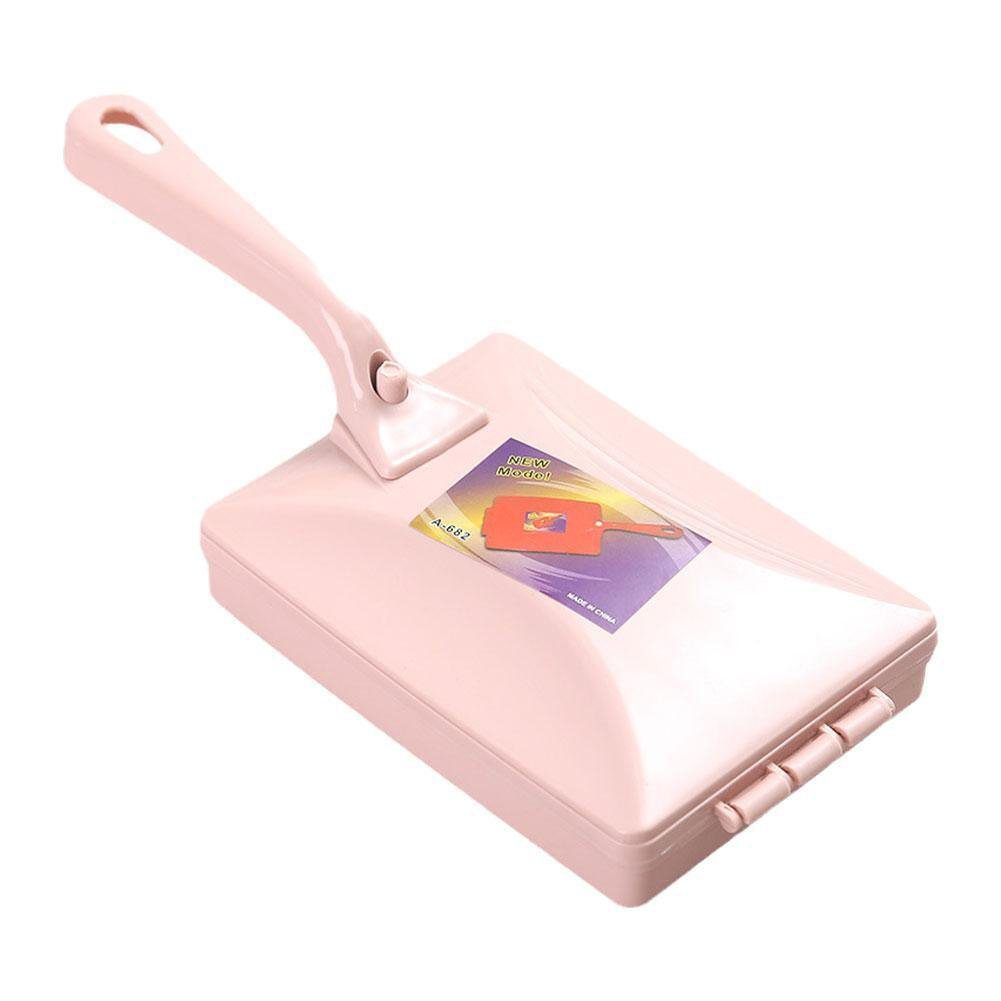 Strukturbürste Blusmart pink-with handle Bürstenkopf, Kunststoff-Kehrmaschine Doppelter