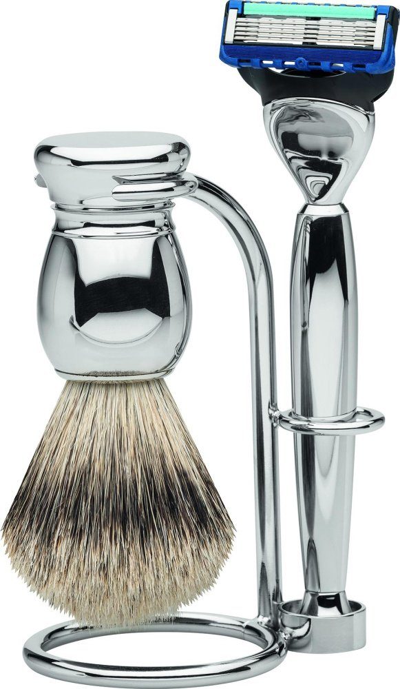 ERBE Erbe Rasierset, Gillette® Metall glänzend Serie Rasierset MILANO5510460 Fusion™,