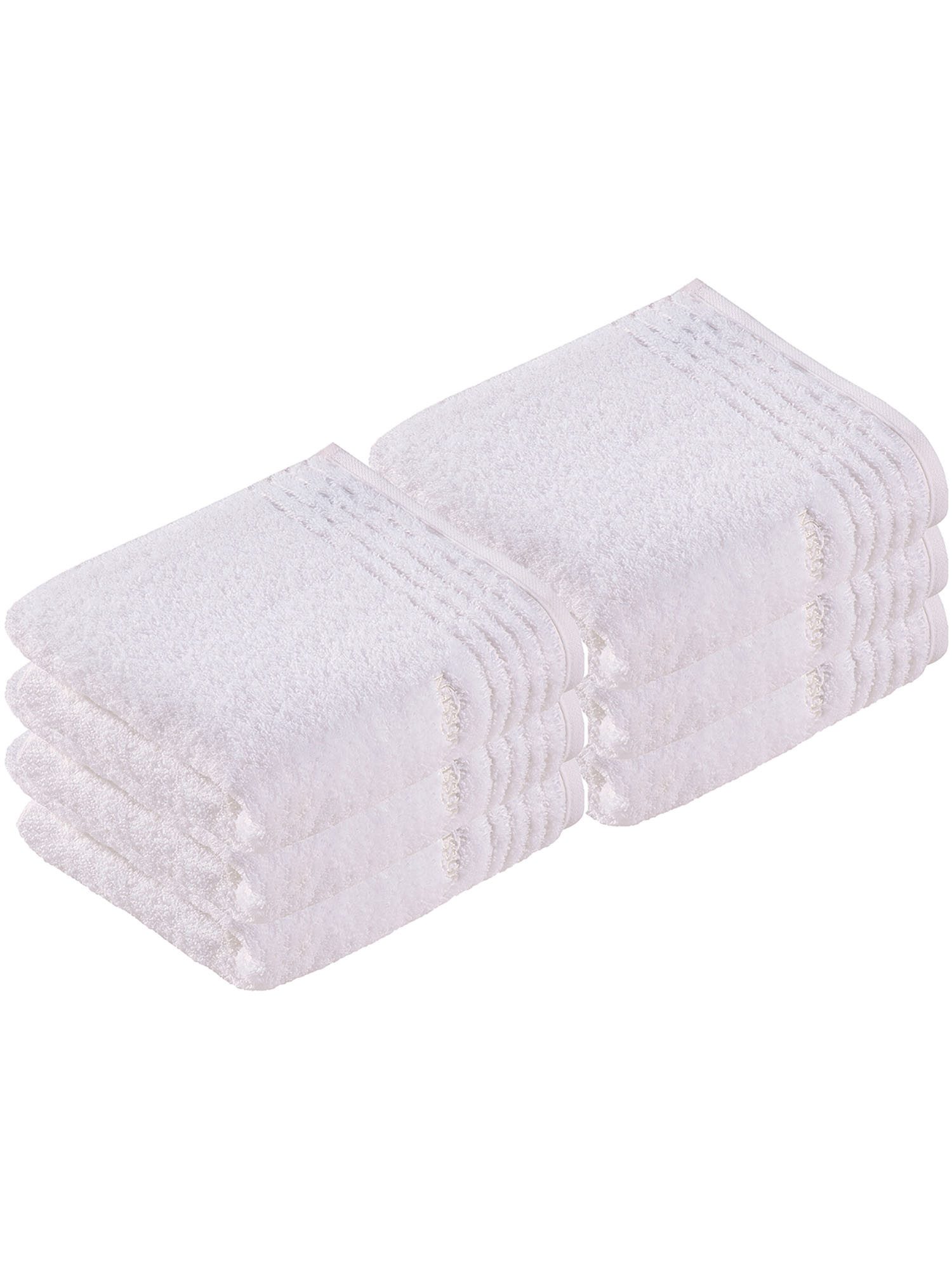 Vossen Handtücher 6er Pack Handtuch 60 x 110 cm Vienna Style Superso, Frottier (Spar-Set, 6-St)