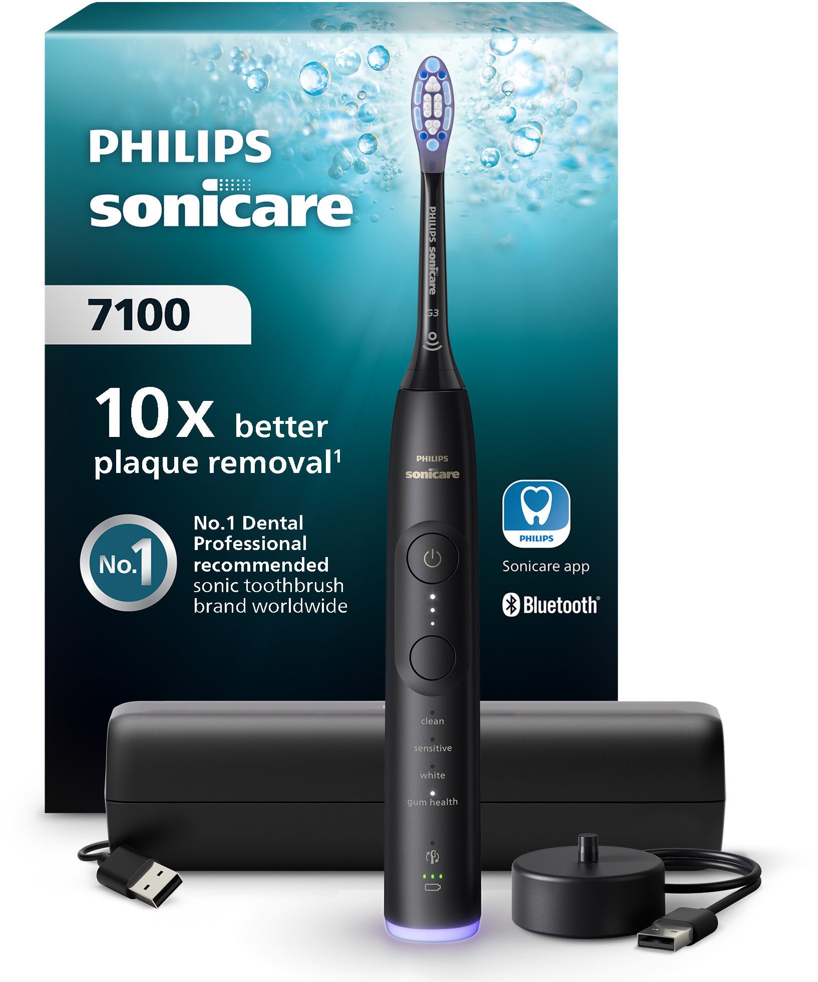 Philips Elektrische Zahnbürste PHILIPS SONICARE Series 7100 HX7421/01