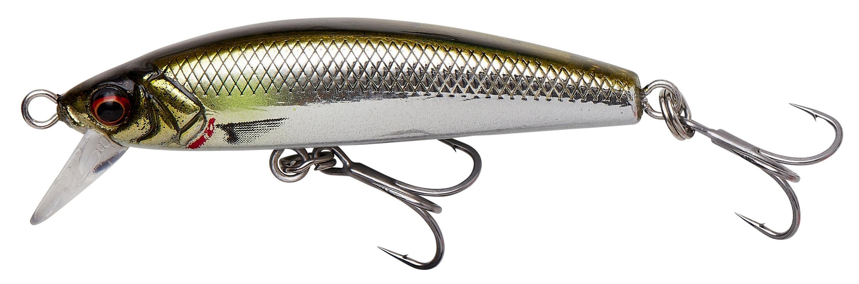 Savage Gear Kunstköder Wobbler Gravity Minnow 5cm - ver. Farben - Raubfisch Forelle Angeln, Auffällige Farben mit Geräuschkapsel