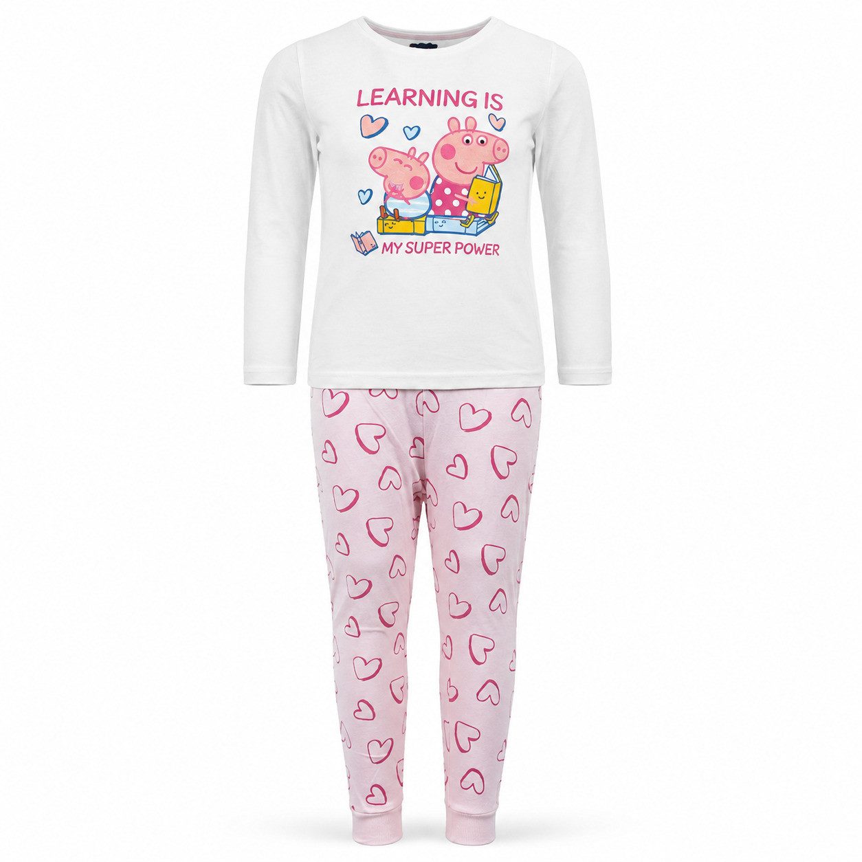 Peppa Pig Schlafanzug Peppa Wutz Pig Kinder Mädchen Schlafanzug Pyjama Gr. 116