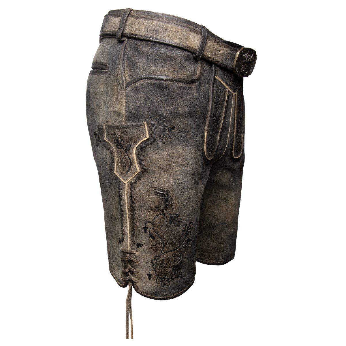 Spieth & Wensky Trachtenlederhose Archibald Herren (1-tlg) Trachtenlederhose, Trachtenhose, Bayerische Lederhose, Oktoberfest