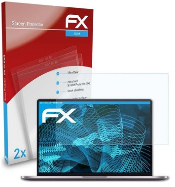 atFoliX Schutzfolie Displayschutz für Xiaomi RedmiBook Pro 15S, (2 Folien), Ultraklar und hartbeschichtet