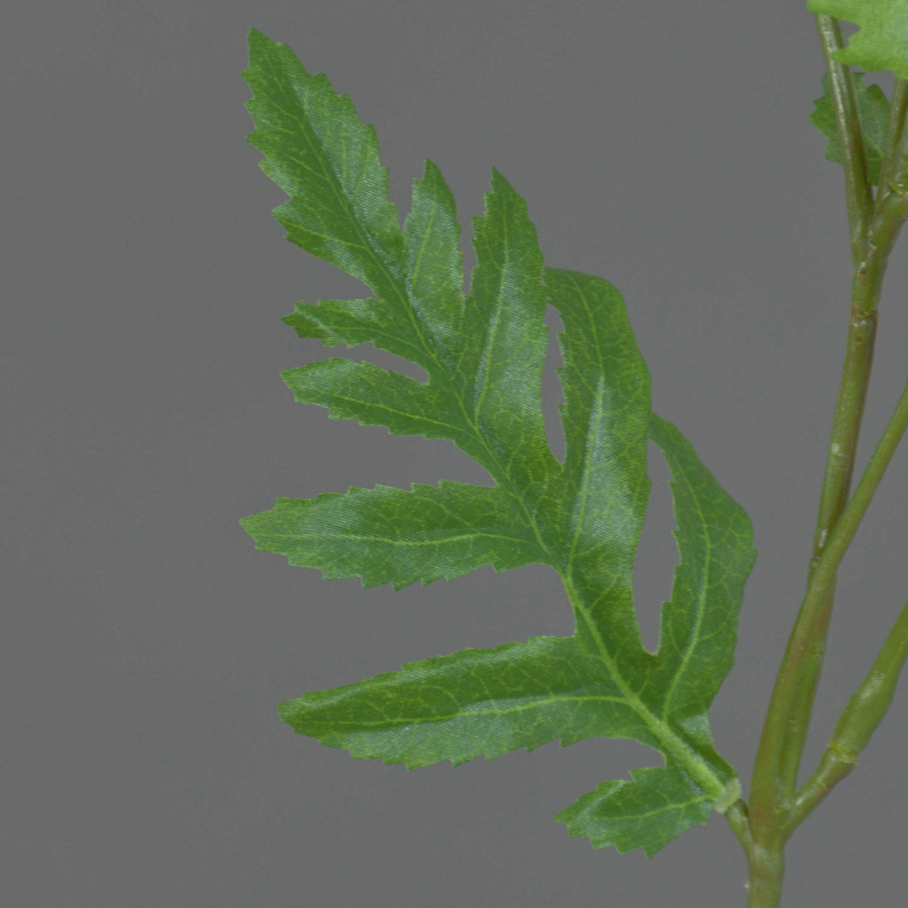 Kunstzweig Kunstblume Mohnblume Keira, weiß, 65cm, Ø 5cm Mohnblume, artplants, Höhe 65.0 cm