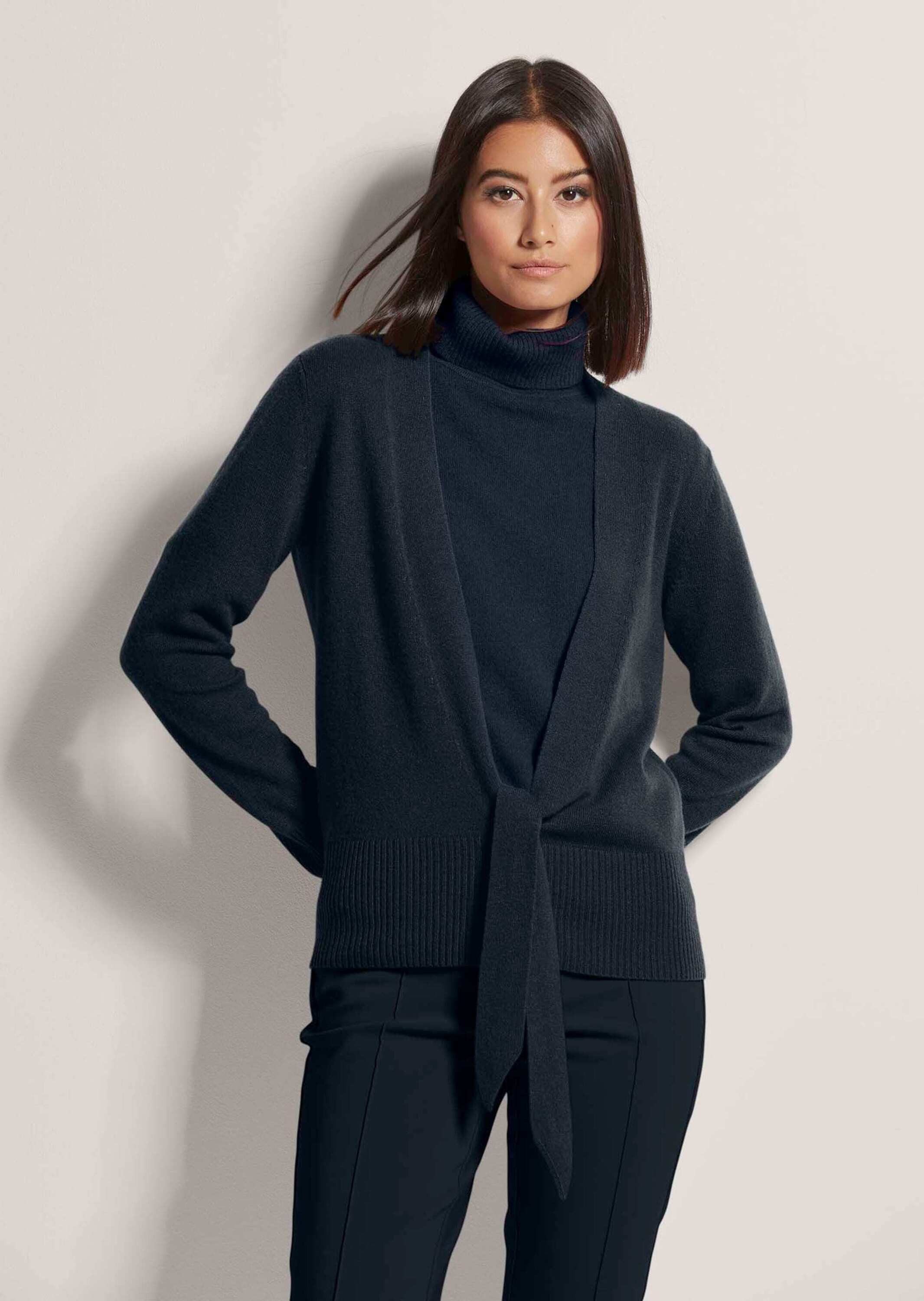MADELEINE Strickjacke Kaschmir-Strickjacke mit tiefem V-Ausschnitt günstig online kaufen