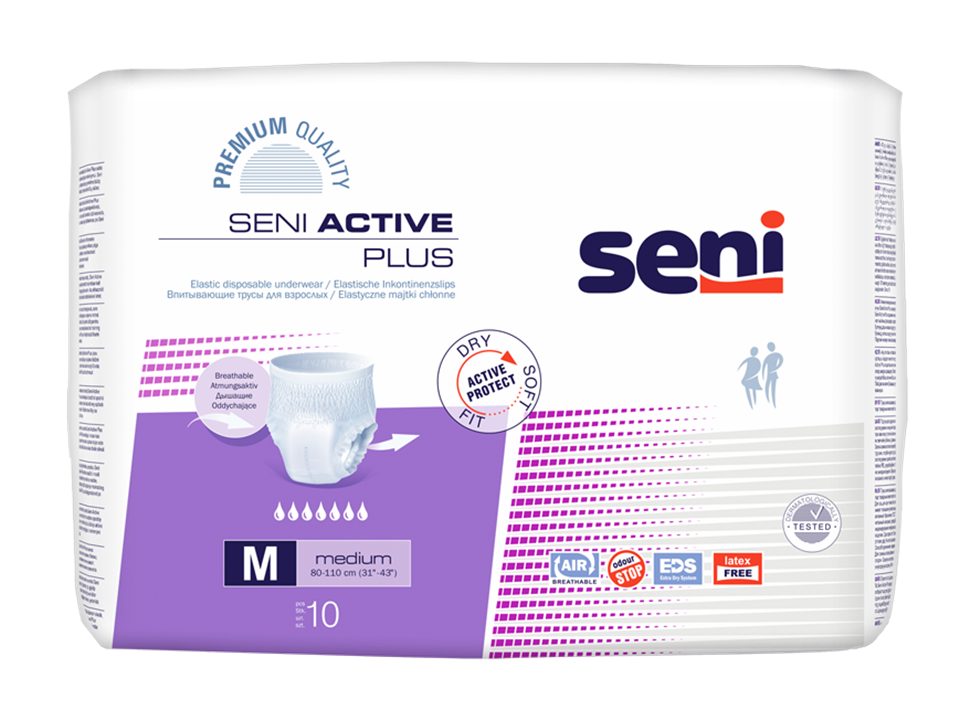 Inkontinenz-Pants Seni Active Plus 8x 10 Stück