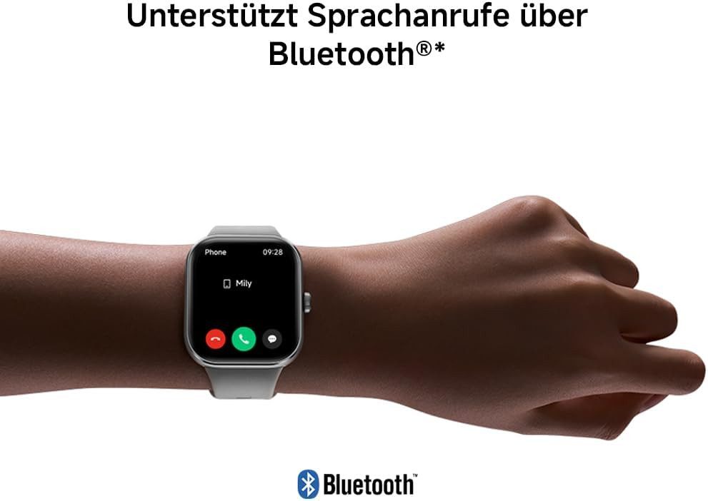 Xiaomi BHR9381GL Smartwatch (5,2 cm, android ios), Smartwatch mit großem AMOLED Display präziser Ortung