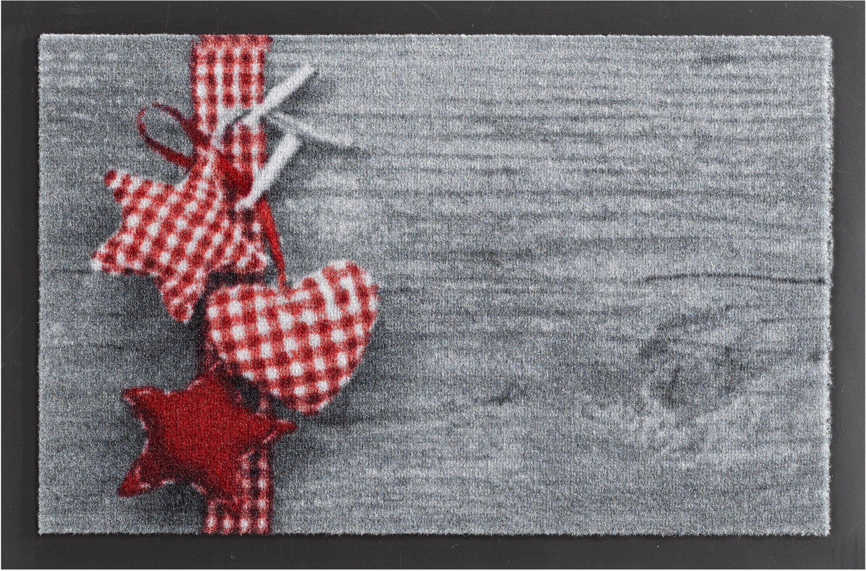 Fußmatte Stern mit Herz, Türmatte