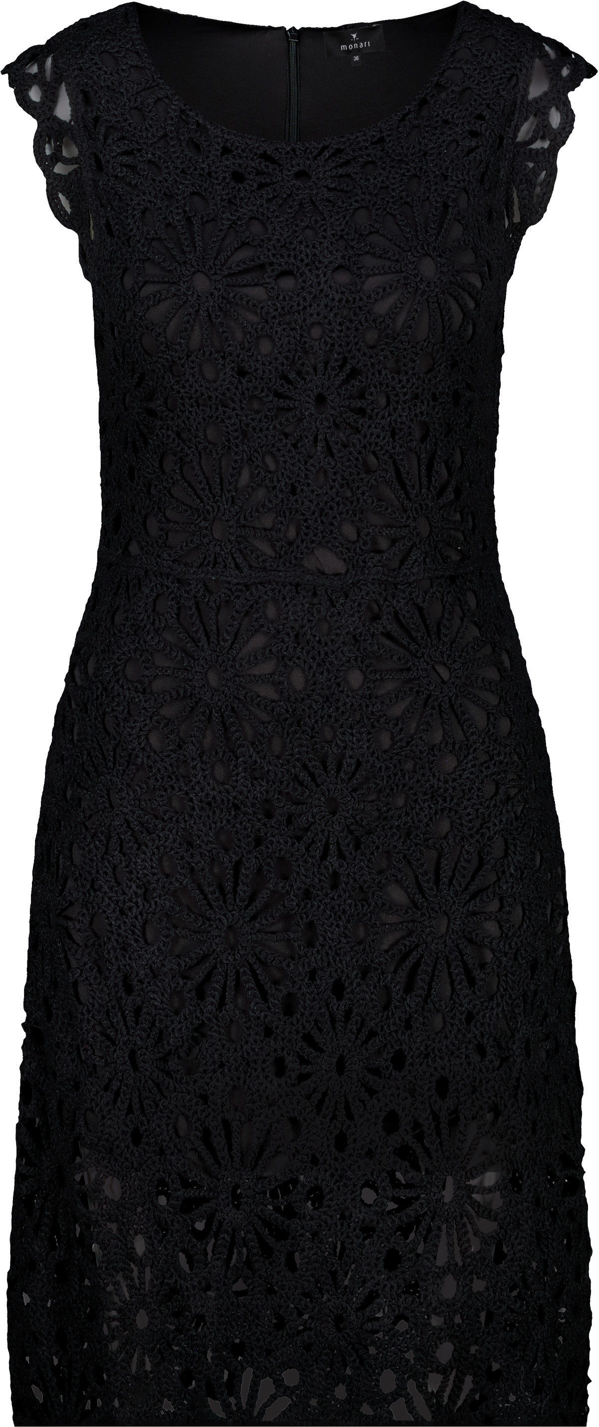 Monari Midikleid Cornelly-Häkelmuster mit Blumenmuster günstig online kaufen