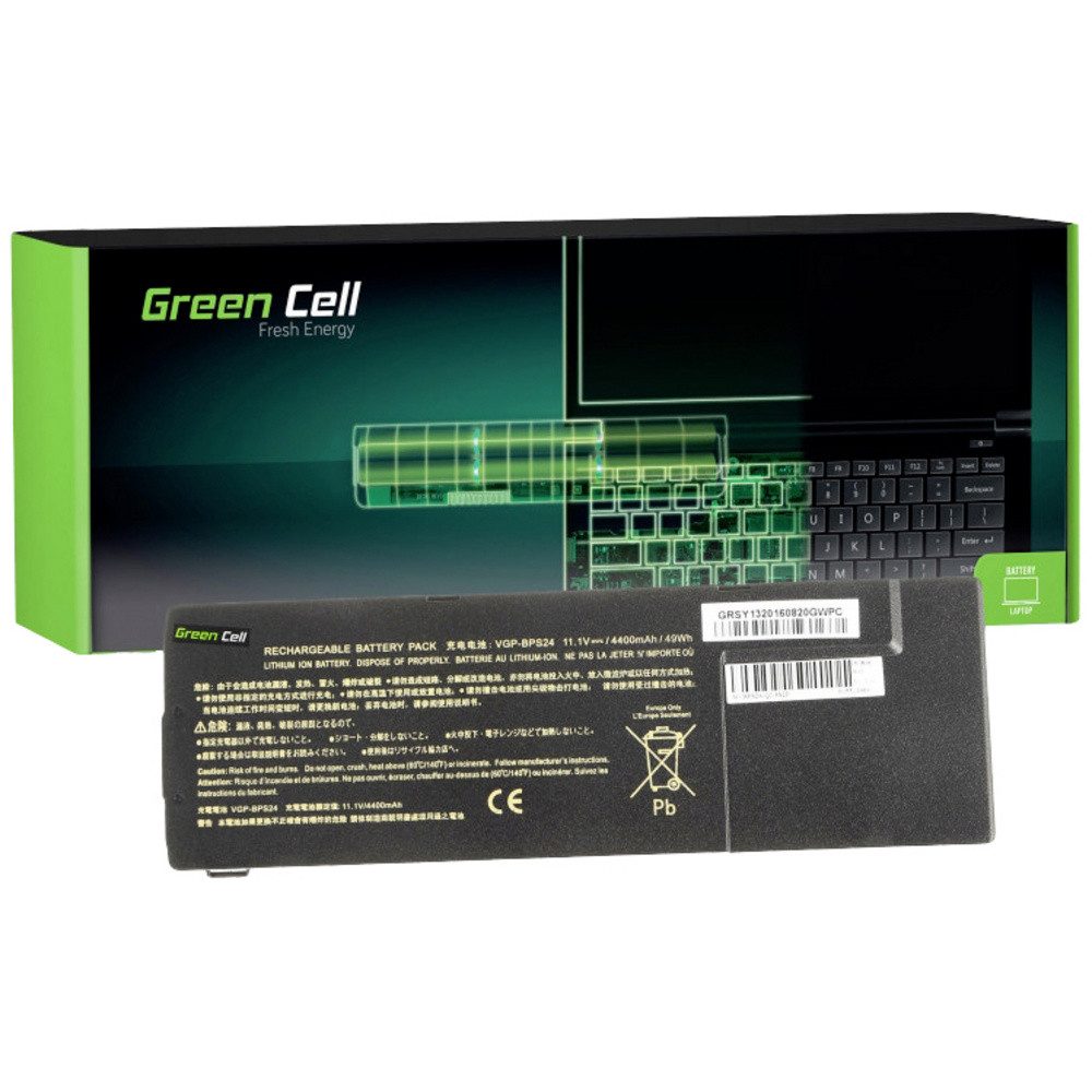 Green Cell Green Cell Notebook-Akku VGP-BPL24 11.1 V 4200 mAh Sony Laptop-Akku 4200 mAh
