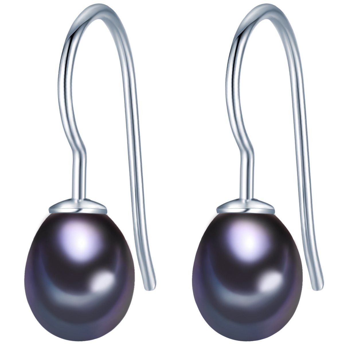 Perlenohrringe silber