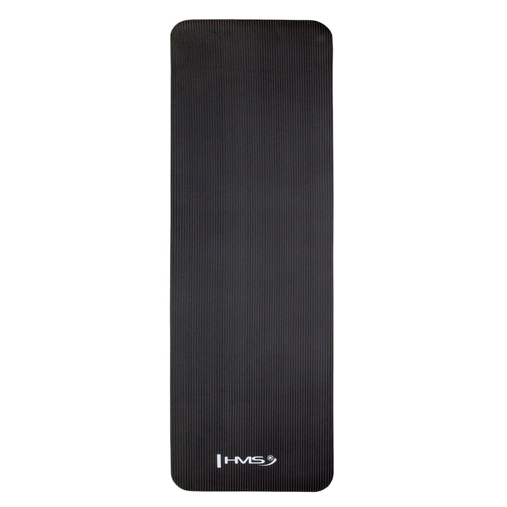 HMS Yogamatte Gymnastikmatte Fitnessmatte Sportmatte (Spar-Set, 1-St., 183 x 61 x 2 cm weich), 15 mm NBR, rutschfest, Tragegurt, nur 0,9 kg