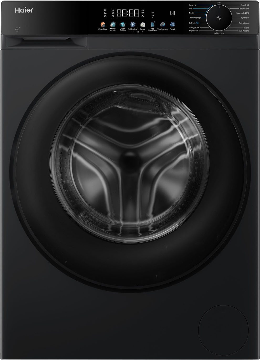 Haier Waschmaschine G5 Serie HW90-BP14657BTU1, 9 kg, 1400 U/min, Smart AI Automatikprogramm & Wi-Fi