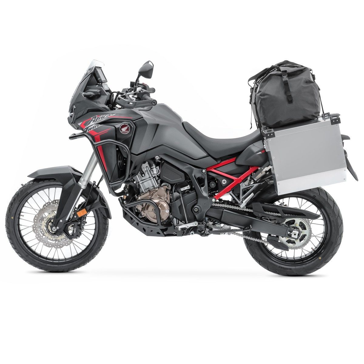 Bagtecs Kofferset Set Alukoffer # Atlas 2x41l + Hecktasche + Innentaschen + Anbaukit