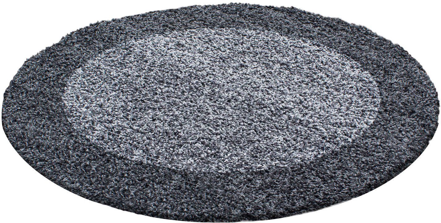 Ayyildiz Teppiche Hochflor-Teppich »Life Shaggy 1503«, rund, 30 mm Höhe, re günstig online kaufen