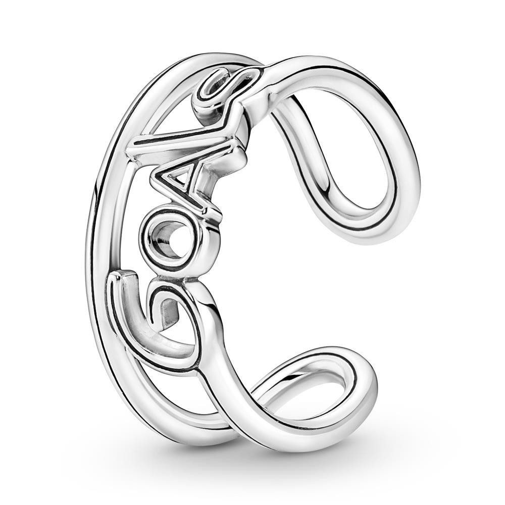 Pandora Fingerring Offener Ring Goals für Damen aus 925er Silber von PANDORA