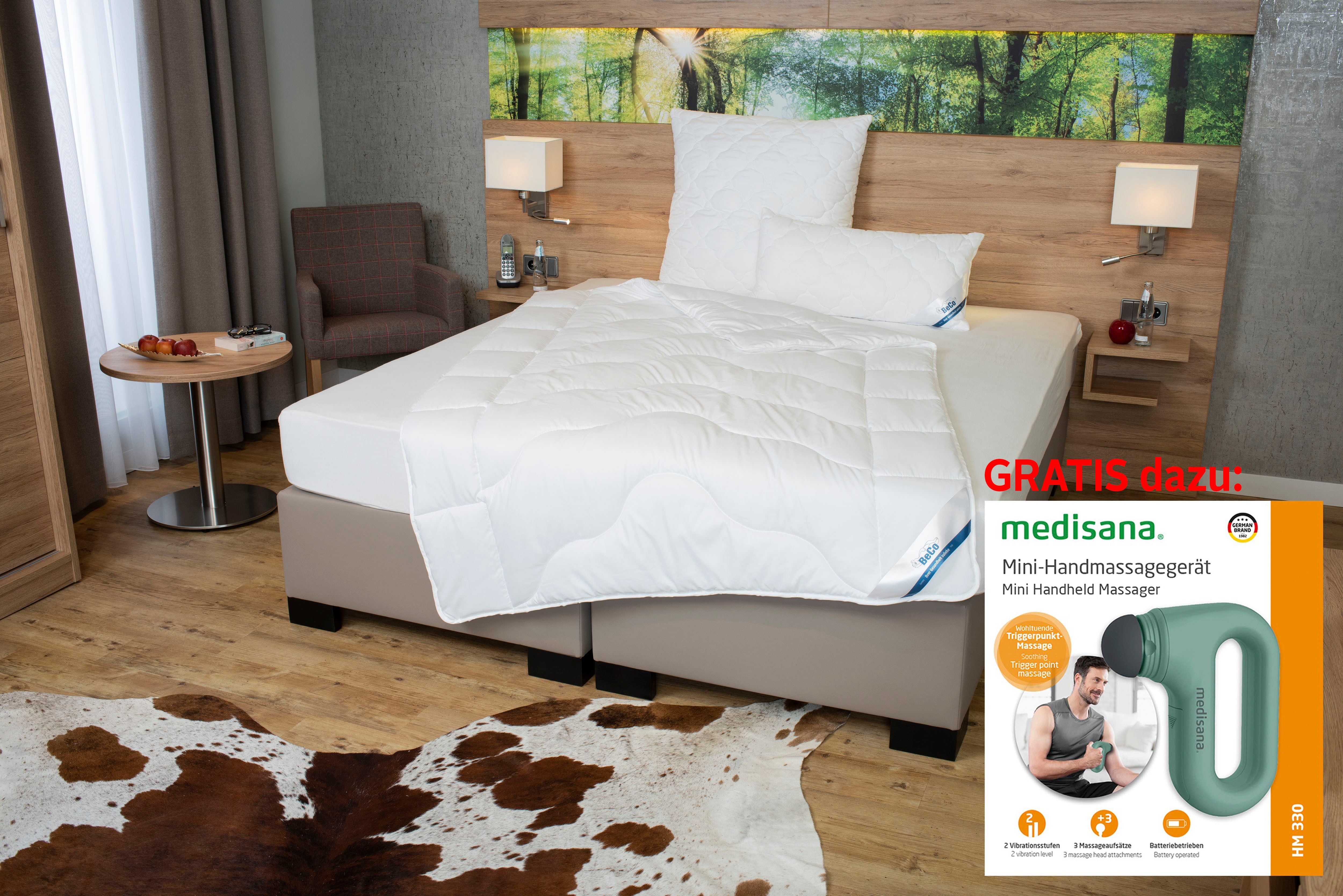 Beco Microfaserbettdecke + Microfaserkissen Royal Soft günstig online kaufen