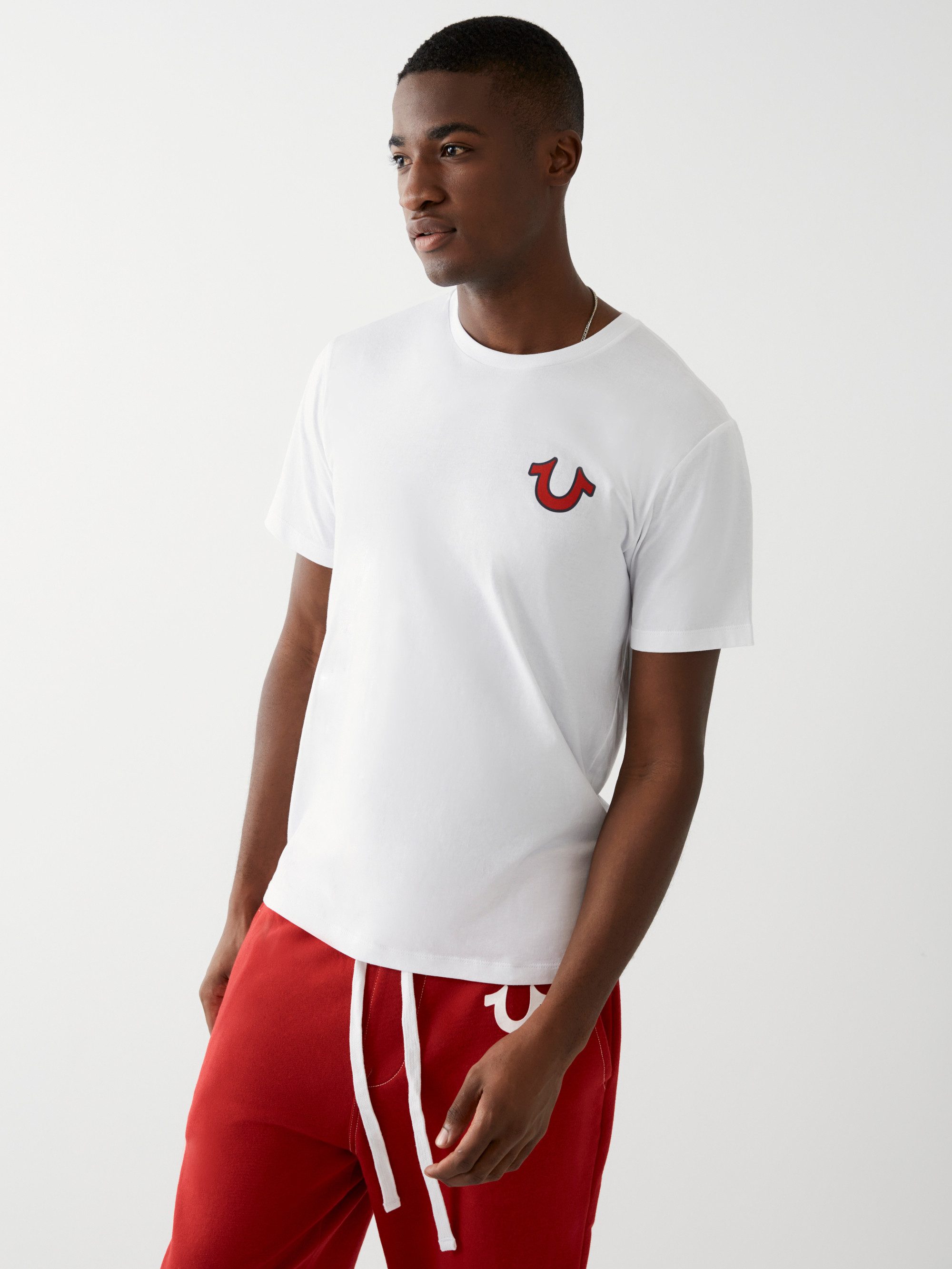 True Religion T-Shirt BUDDHA CREW TEE Baumwolle