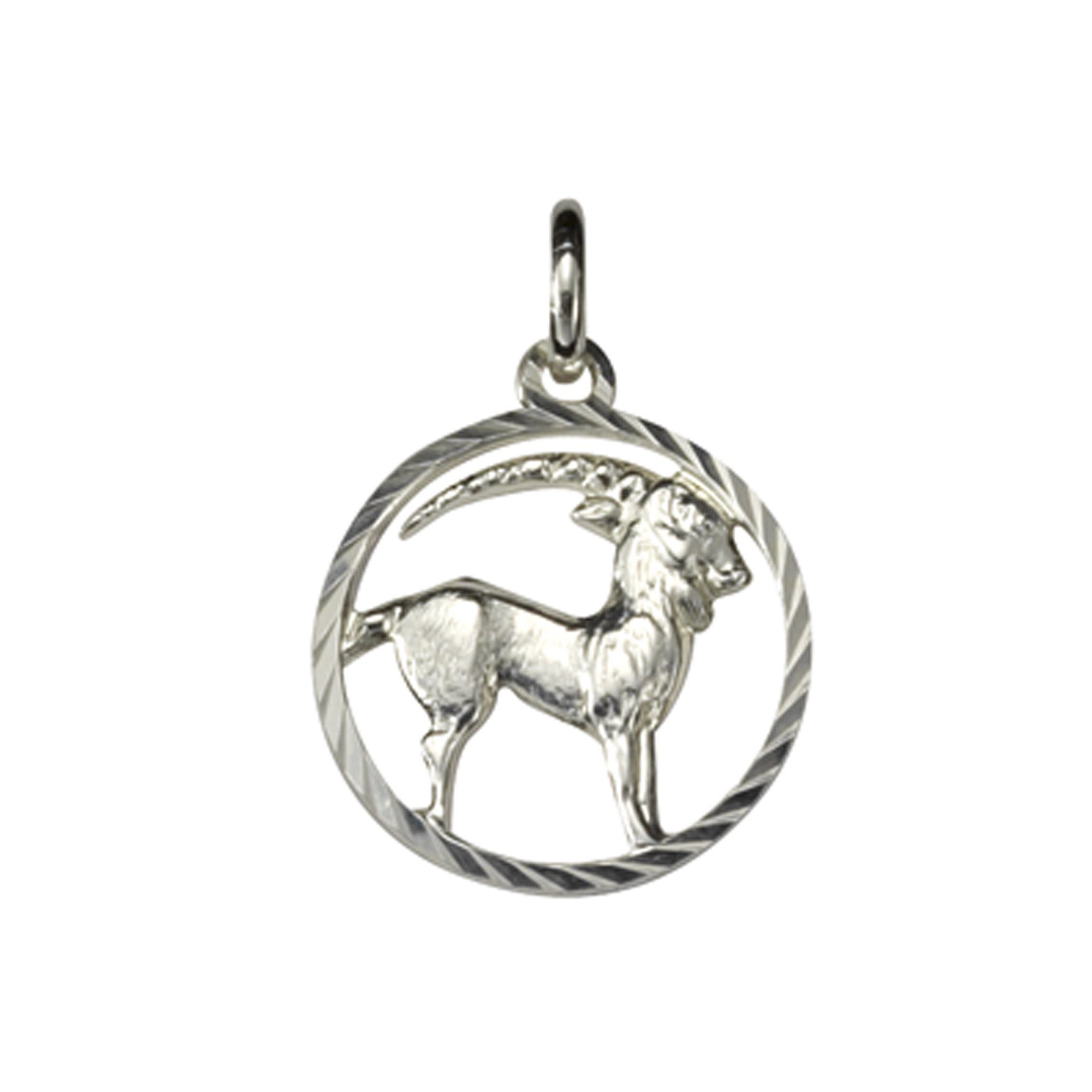 Vivance Kettenanhänger 925/- Sterling Silber Sternzeichen Steinbock