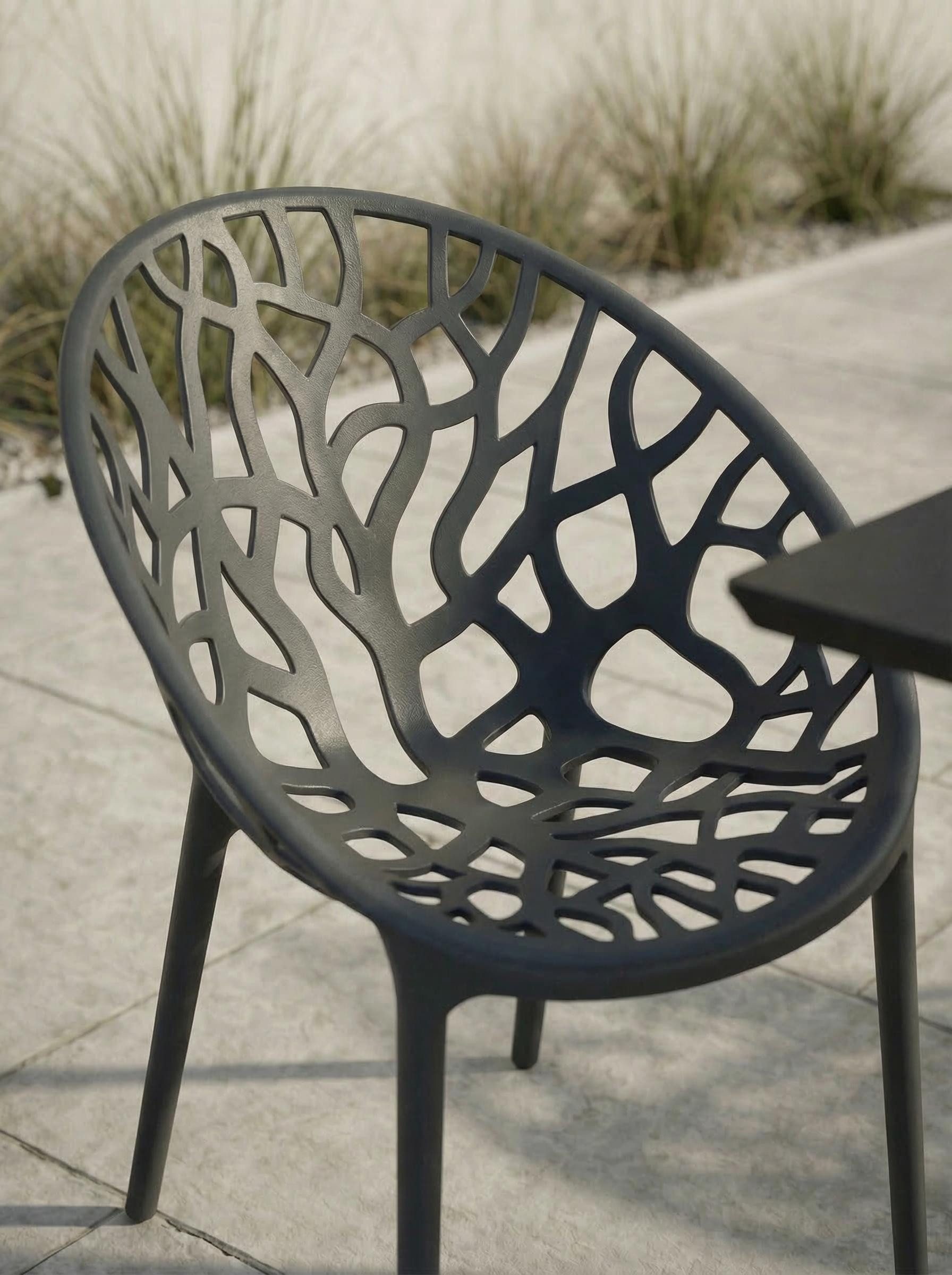 faee Gartenstuhl Levanzo, aus Kunststoff, filigranes Design