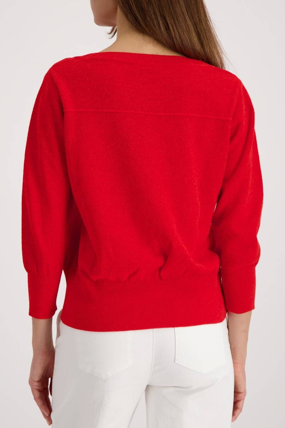 Monari Rundhalspullover 410236 Strickpullover