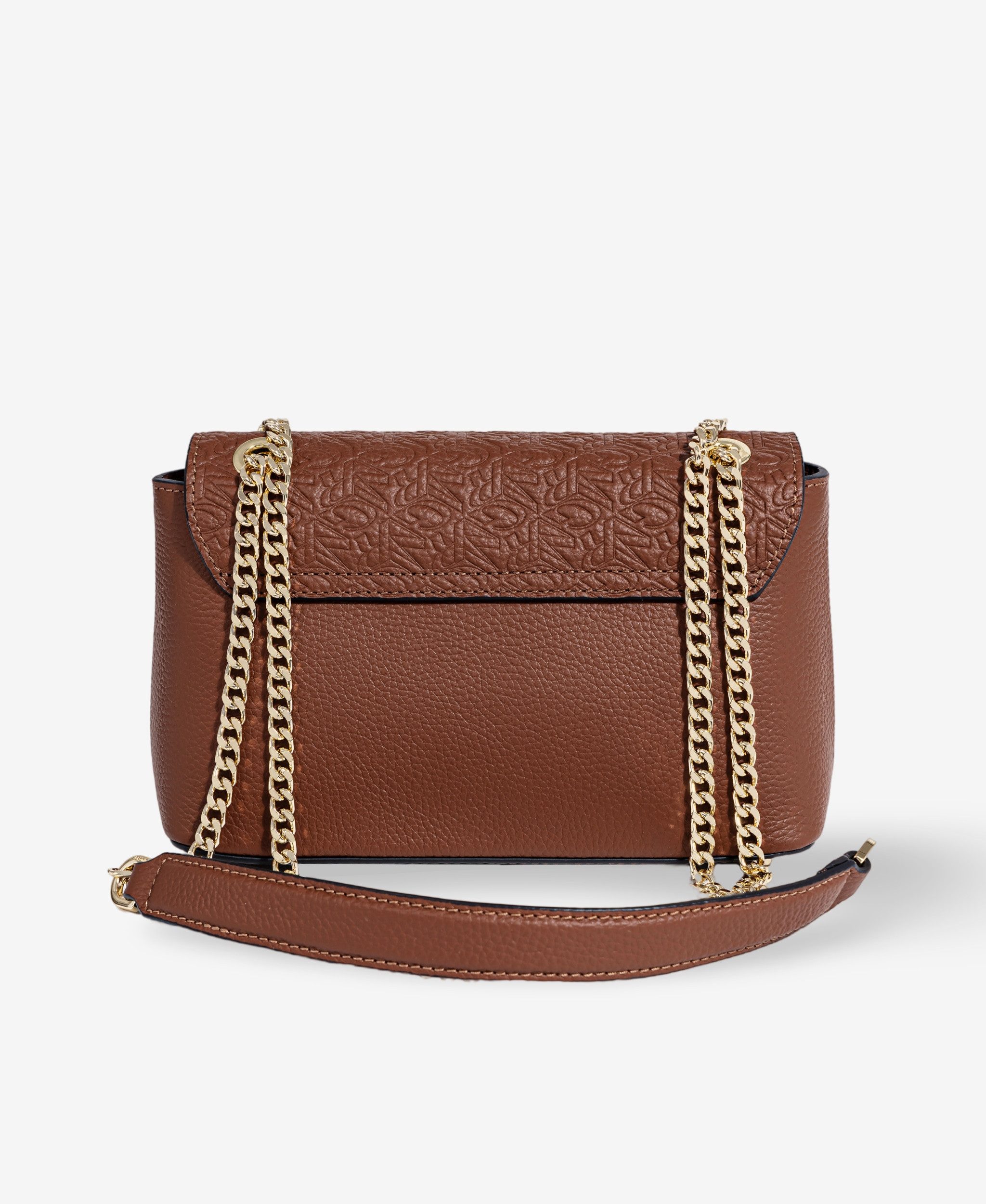 GLAMIRA Handtasche GoAnywhere Braune Umhängetasche (1-tlg), echt Leder, mit verstellbarem Ketten-Schulterriemen