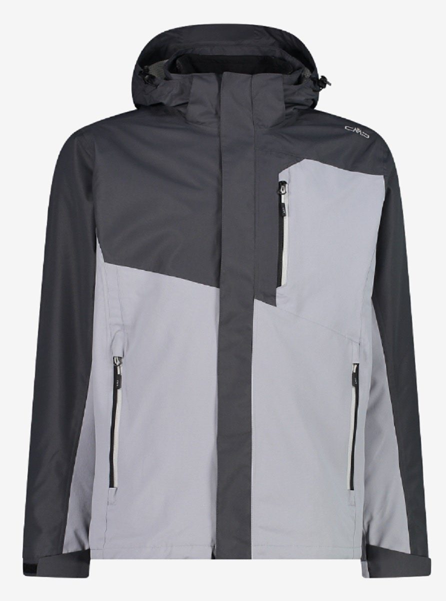 CMP Funktionsjacke CMP Man Jacket Zip Hood Herren Doppeljacke Wanderjacke 31Z1587D