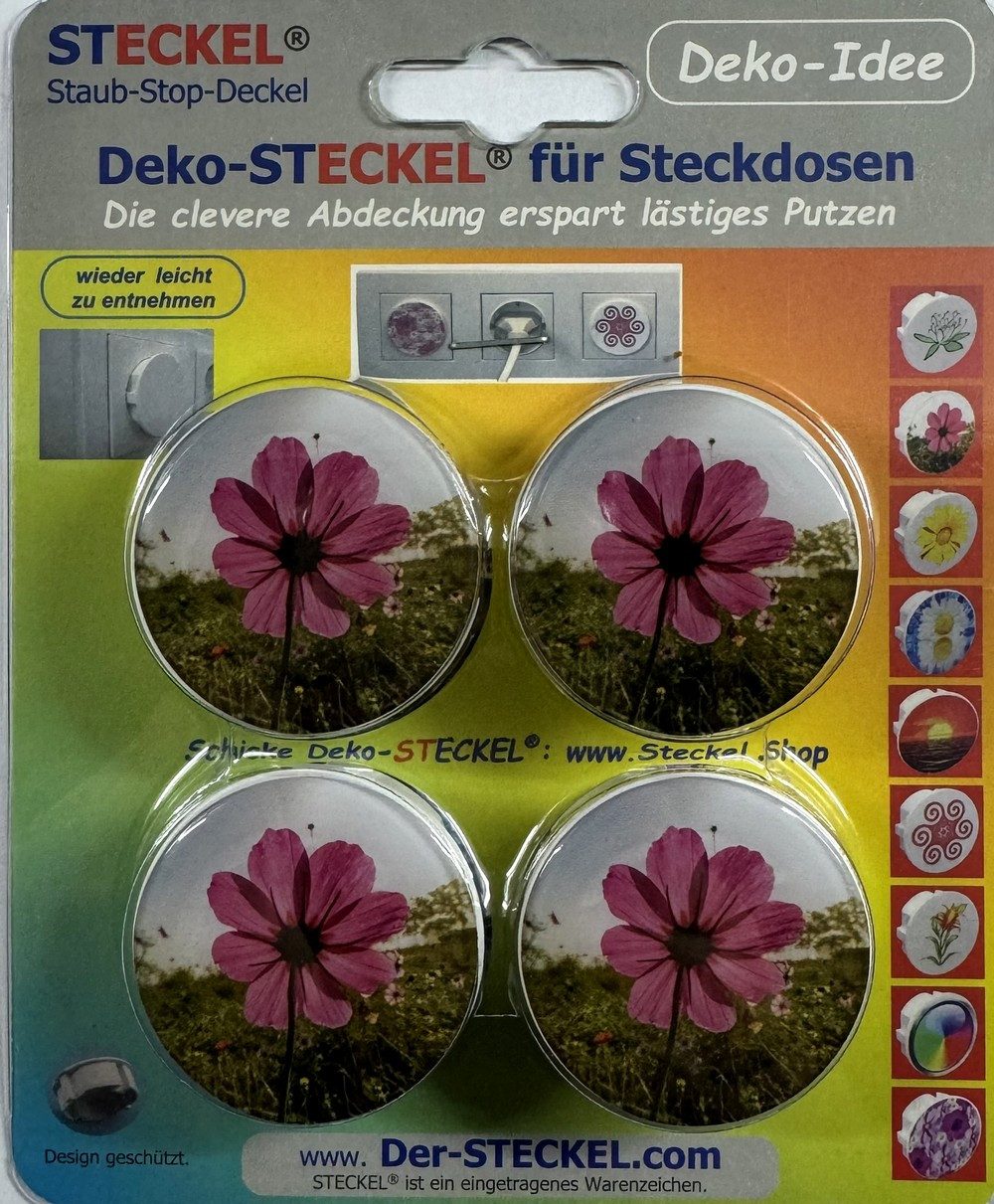 STECKEL Wanddekoobjekt 4xHochwertige STECKEL Steckdosenabdeckungen–Staub&Sp günstig online kaufen