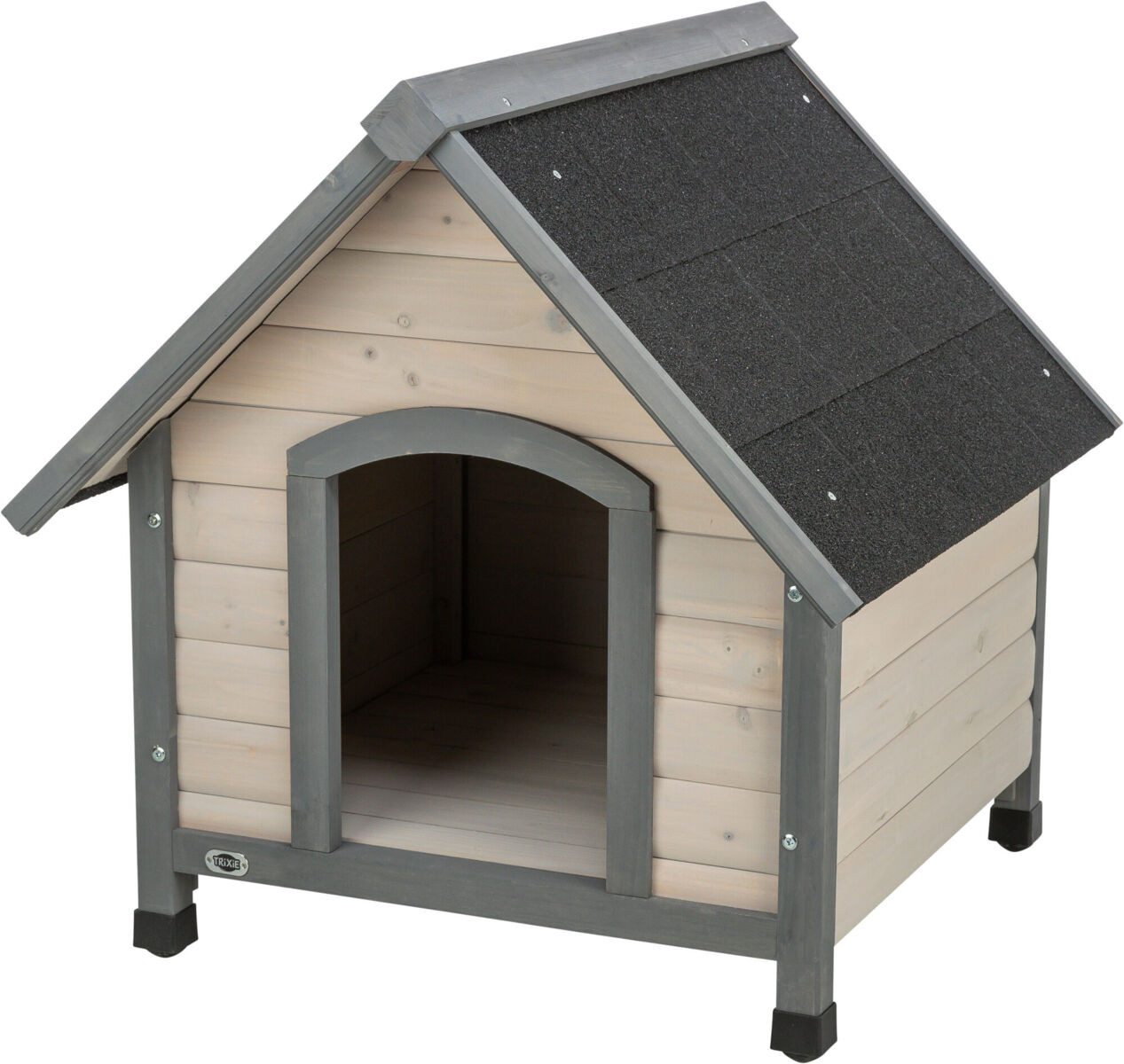 TRIXIE Hundehütte Hundehütte Cottage - grau - 71 × 77 × 76 cm