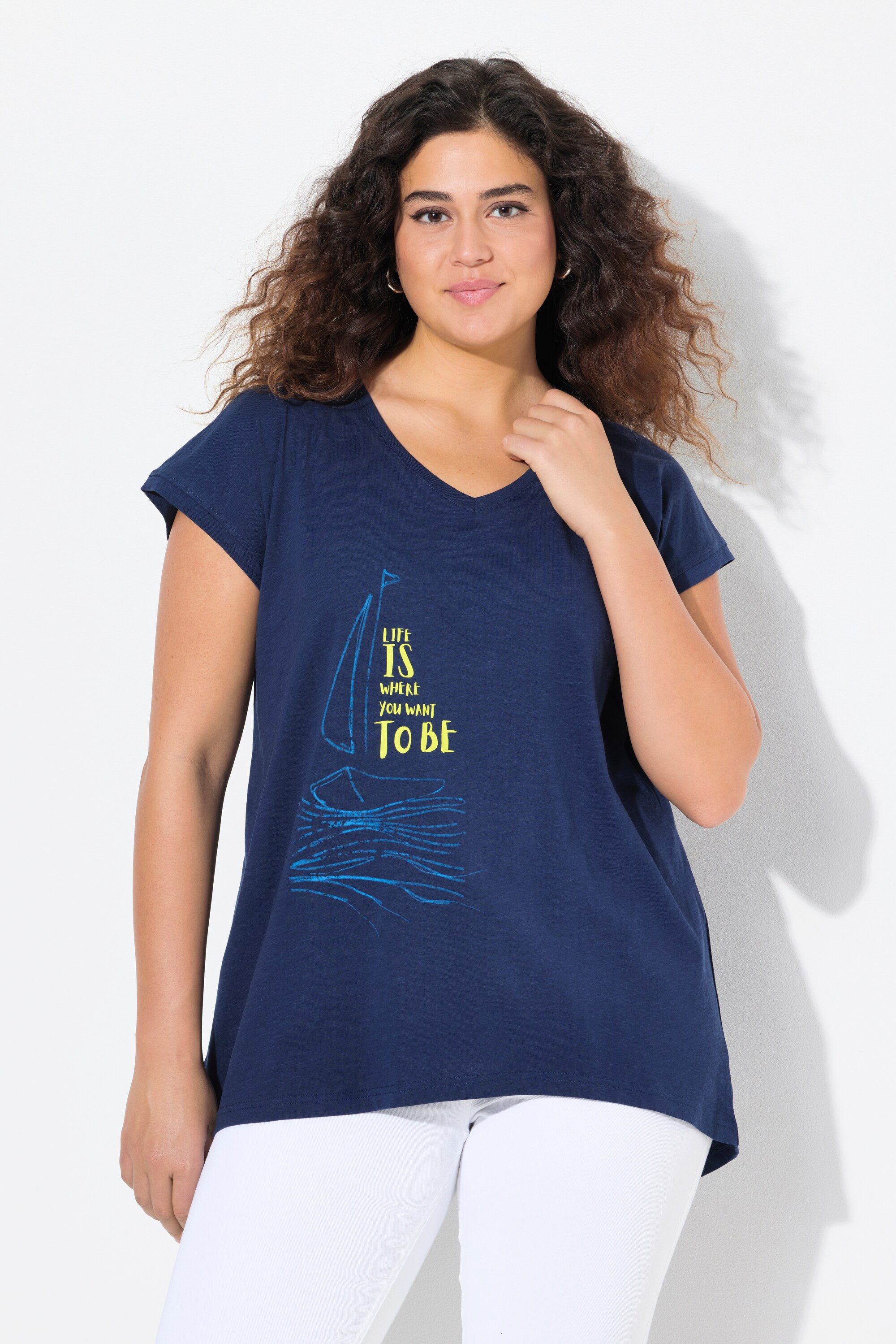 Ulla Popken T-Shirt T-Shirt Farbverlauf Classic günstig online kaufen