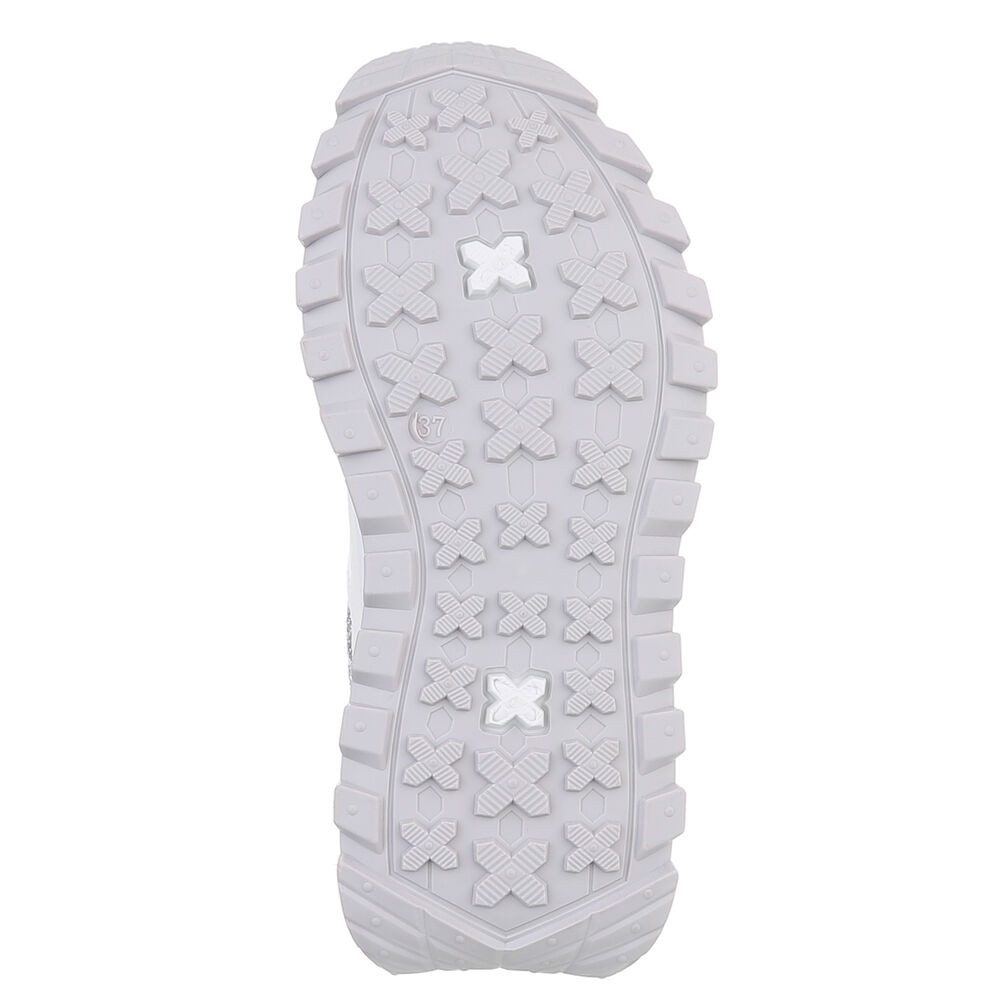 Ital-Design Eleganter Slip-On Schuh für Damen mit komfortabler Innensohle Sneaker (91117438) Keilabsatz/Wedge Sneakers Low in Weiß