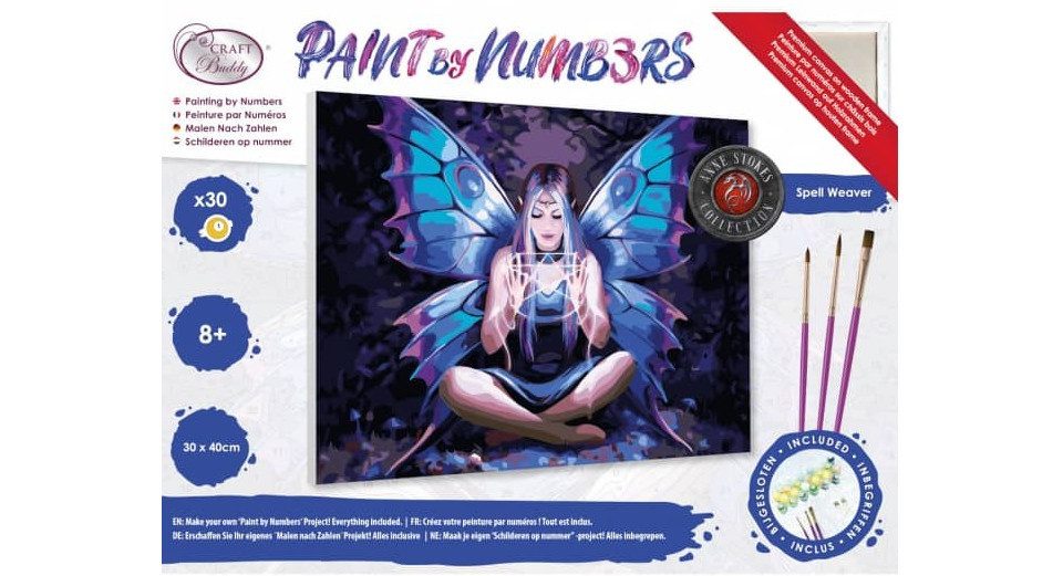 CRAFT Buddy Malen nach Zahlen Craft Buddy PBN3040G - Paint by Numbers, Anne Stokes, Spell Weaver,...