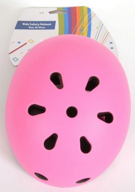 Volare Kinderfahrradhelm Rosa - 45-51 cm - Alter: 3 - 12 Jahre - Kinnriemen - Kinderhelm