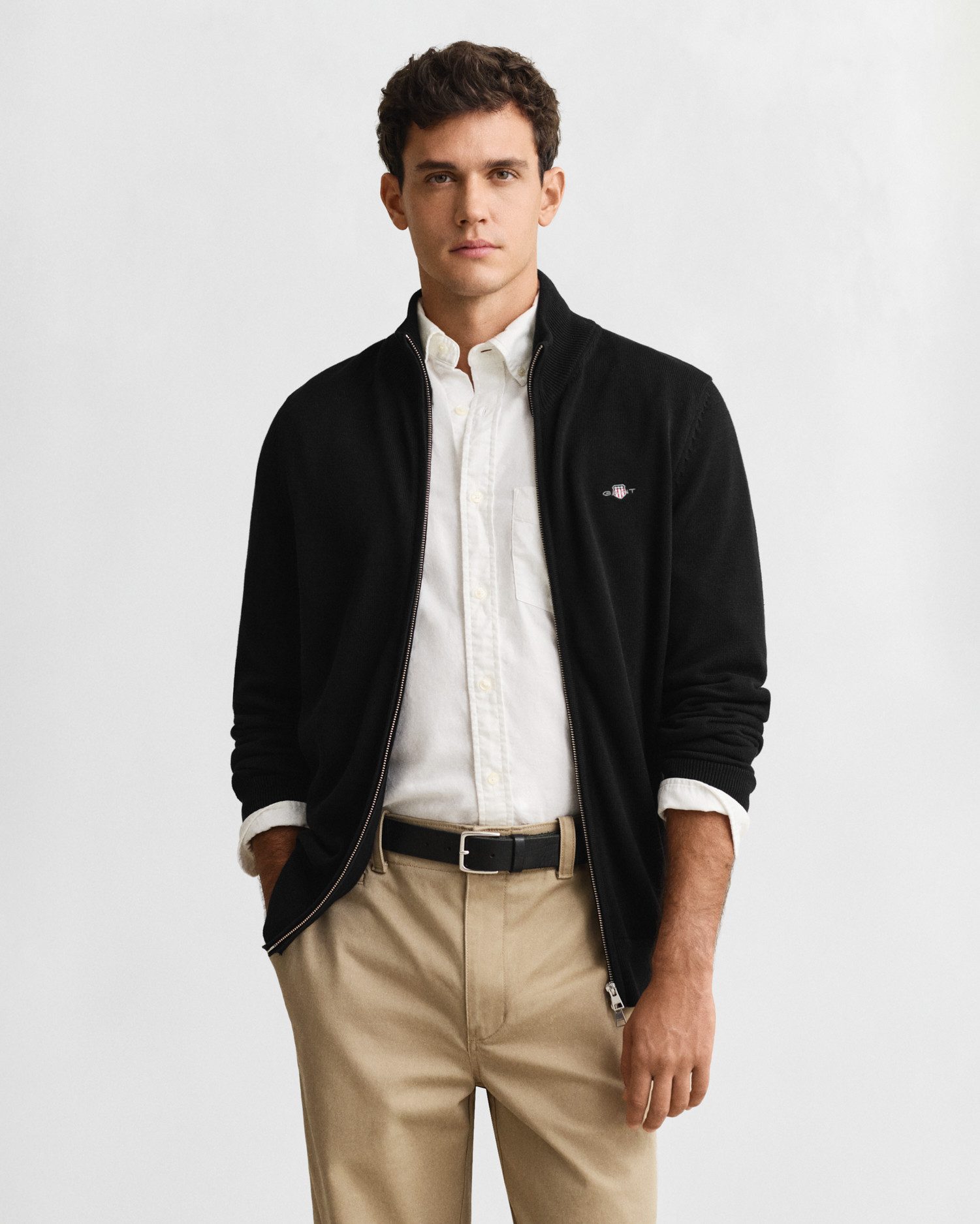 Gant Cardigan CASUAL COTTON ZIP CARDIGAN günstig online kaufen
