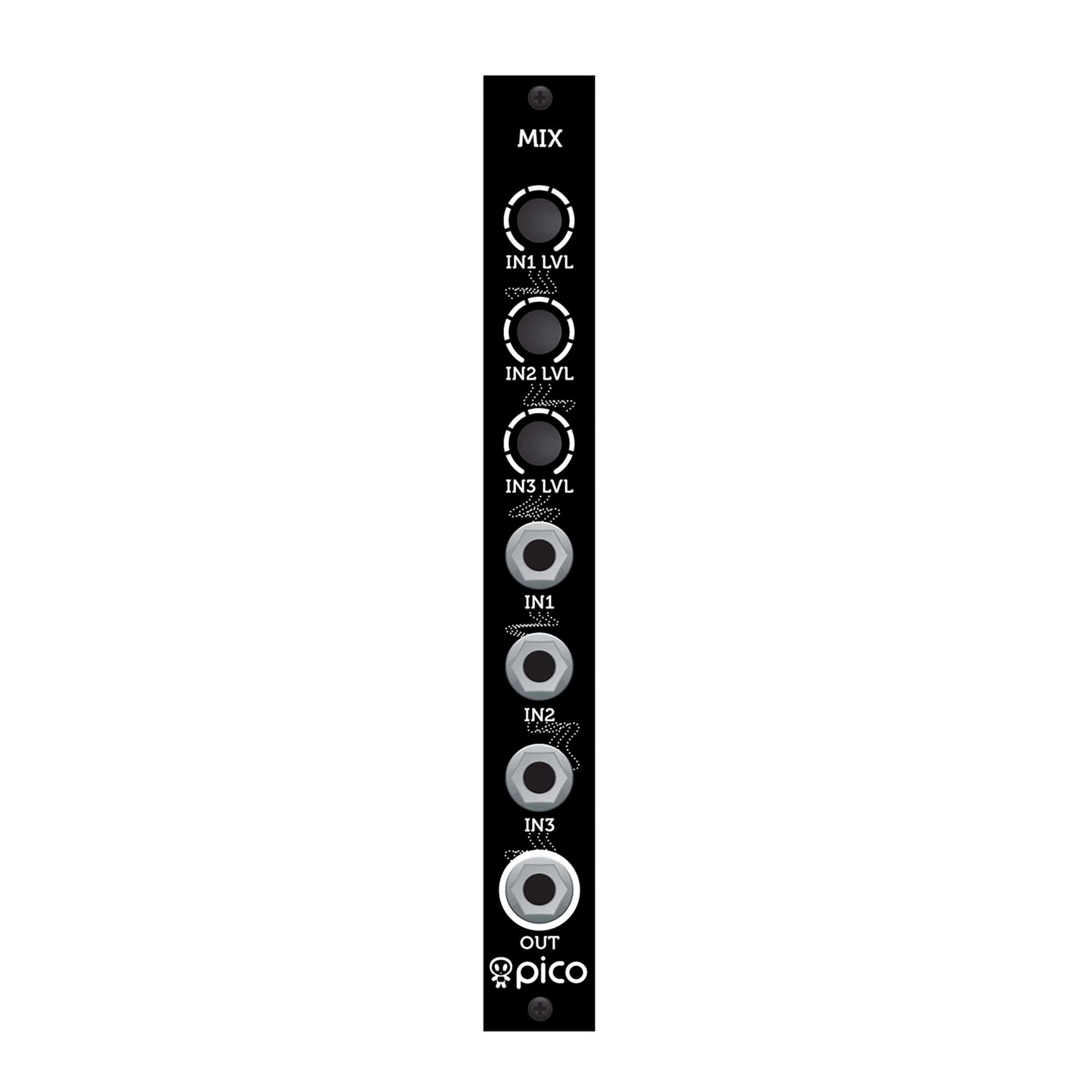 Erica Synths Synthesizer (Modular Synthesizer, Mixer-Module), Pico Mixer - Mixer Modular Synthesizer