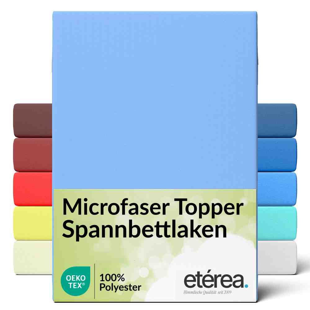 etérea Himmlische Qualität Spannbettlaken etérea Microfaser Topper Spannbettlaken, Microfaser, Gummizug: rundum, (1 Stück)