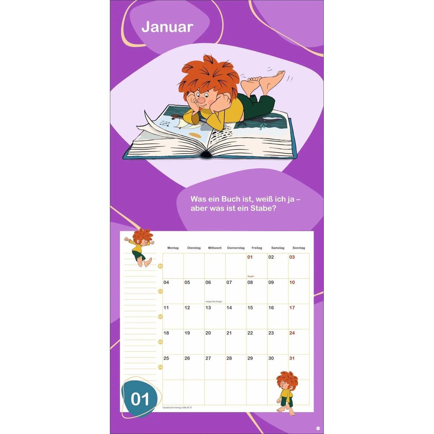 HEYE Wandkalender Pumuckl Broschurkalender 2027