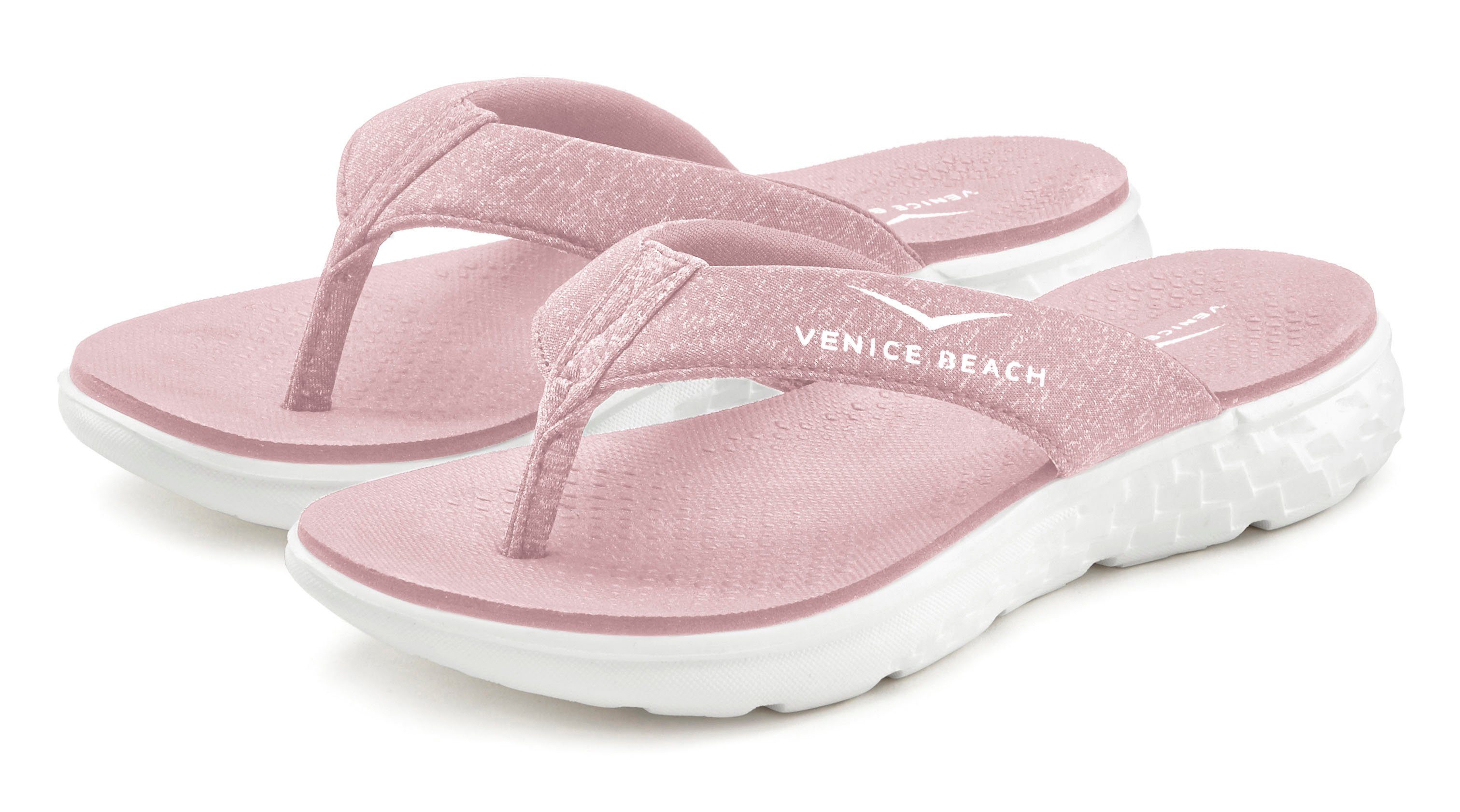 Venice Beach Badezehentrenner Sandale, Pantolette, Badeschuh ultraleicht im sportiven Look VEGAN