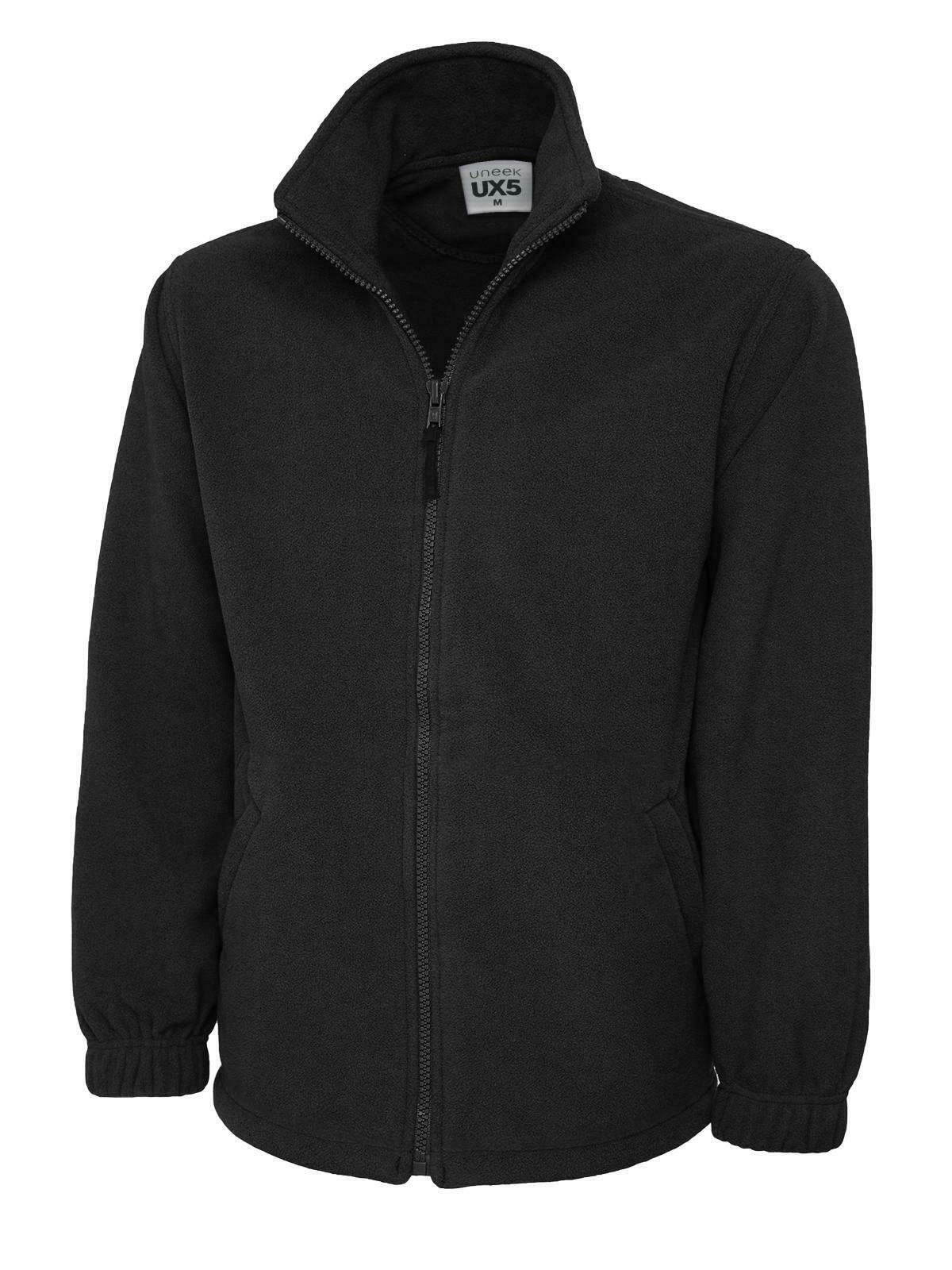 uneek Fleecejacke Extra dicke Fleecejacke schwarz 280-300g