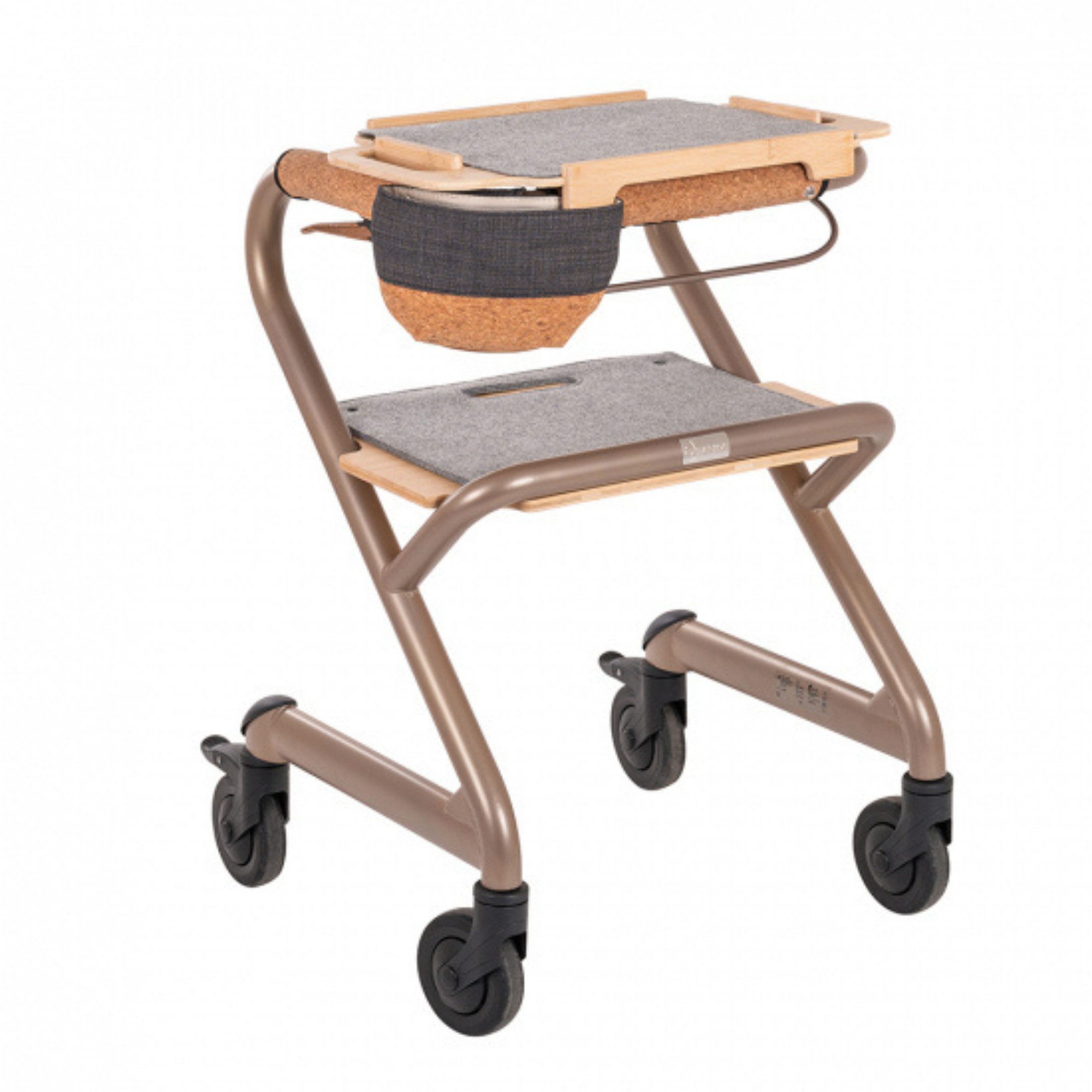Saljol Indoor-Rollator Saljol Premium Wohnraumrollator für Innenräume mit Vollausstattung