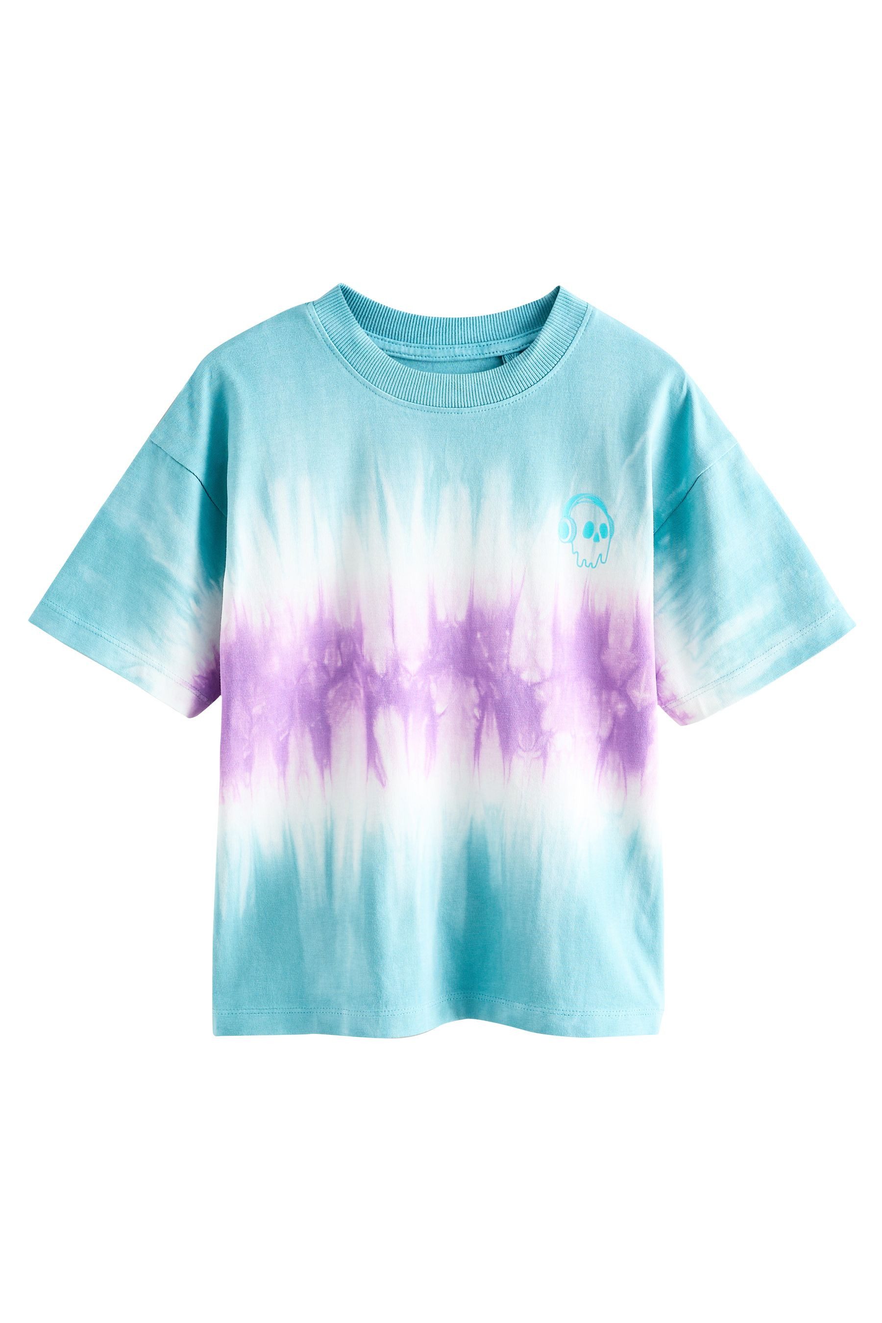 Next T-Shirt Batik-T-Shirt mit kurzen Ärmeln (1-tlg)