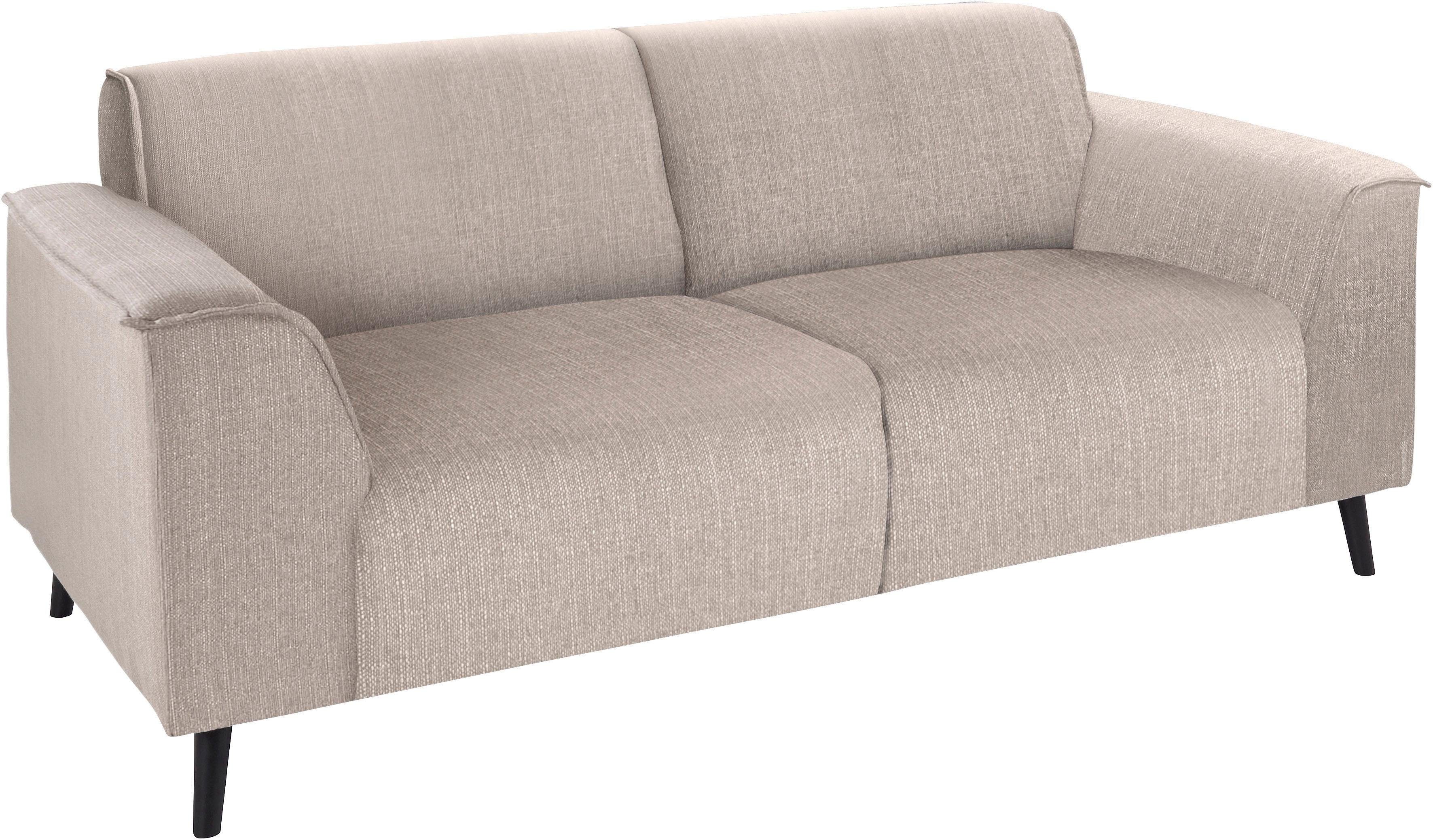 DOMO collection 2,5-Sitzer Amora inklusive komfortablen Federkern für mehr Sitzkomfort, Fußhöhe passend für gängige Saugroboter!