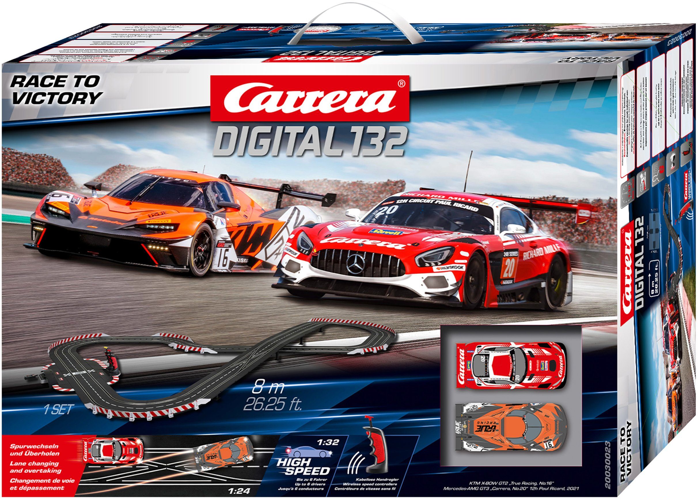 Carrera® Autorennbahn Carrera® - (Streckenlänge Race DIGITAL 8 132 to Victory m)