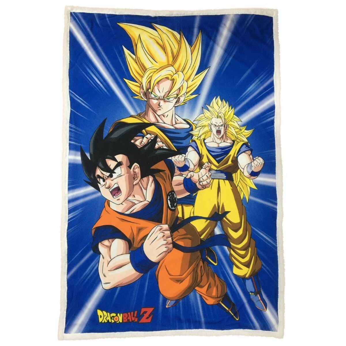 Wohndecke Dragon Ball Z Sherpa-Fleece-Decke 100x150cm, Dragon Ball, Geschen günstig online kaufen